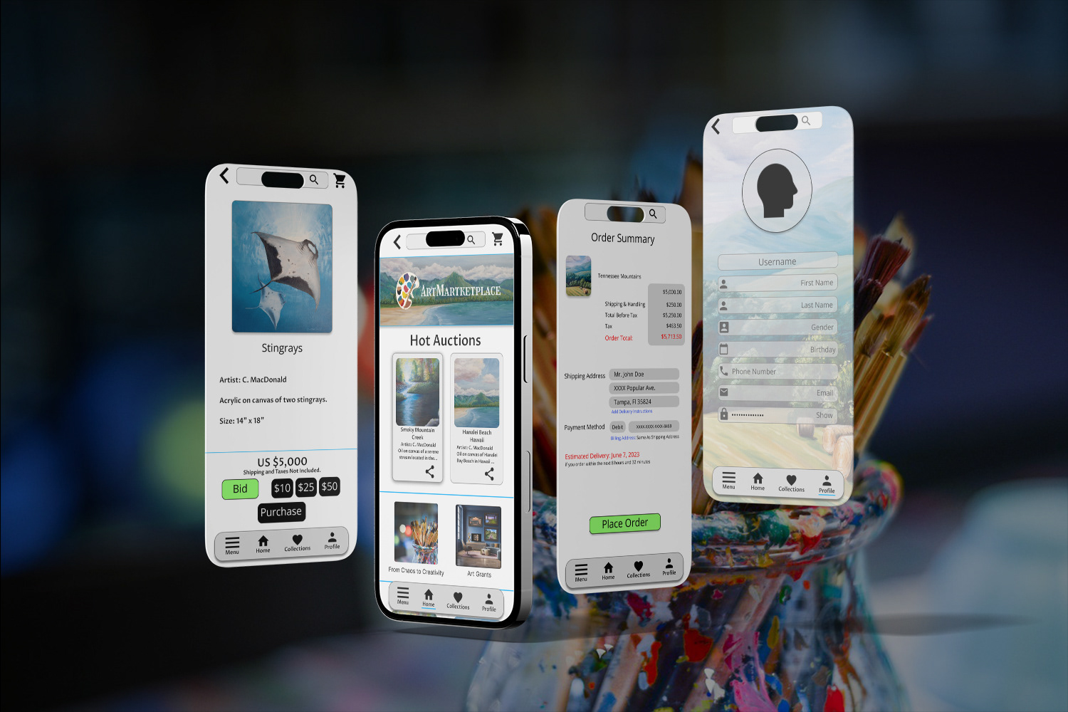 ArtMarketplace Header image