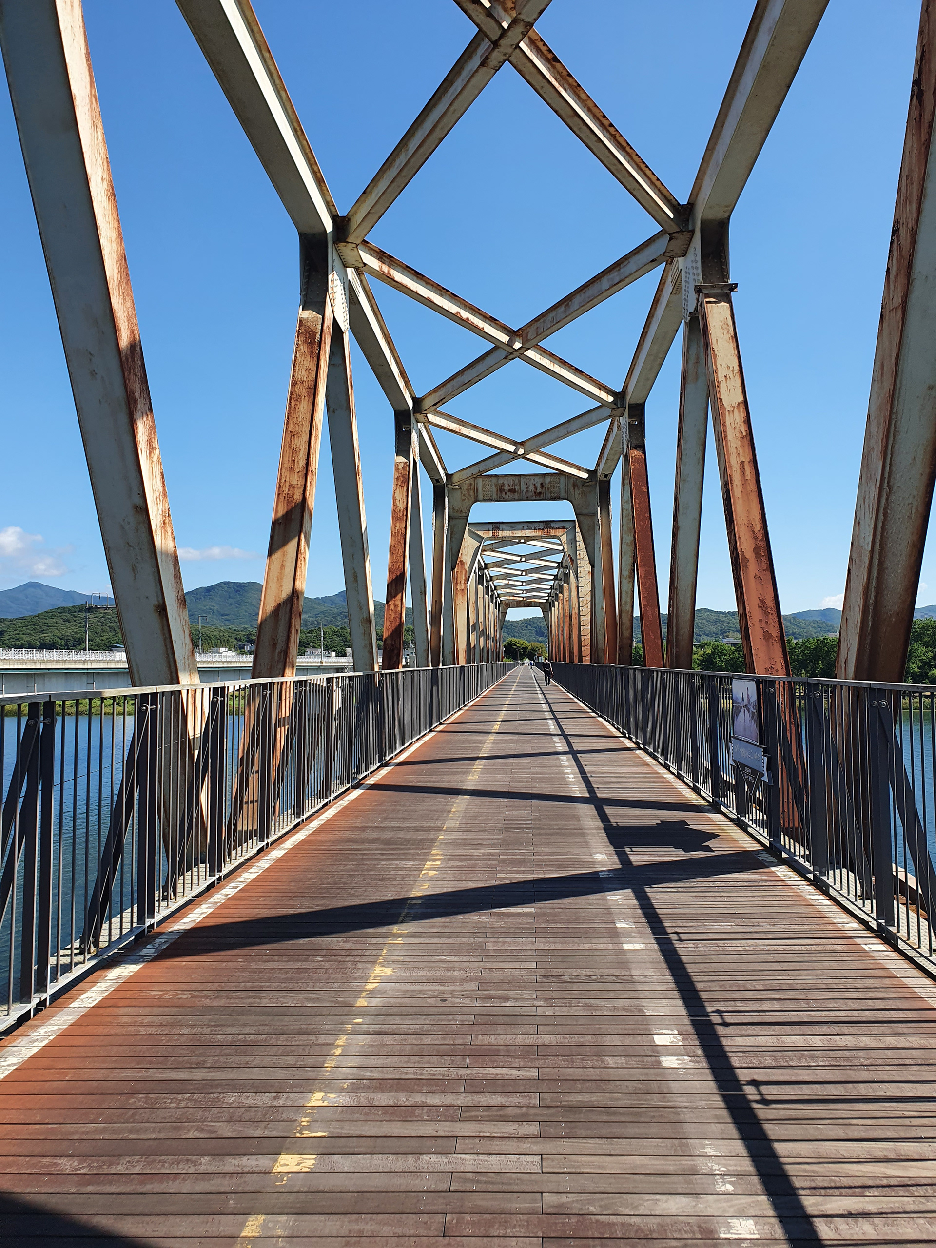 The famous Paldong Bridge, a renowned cyclists photospot.