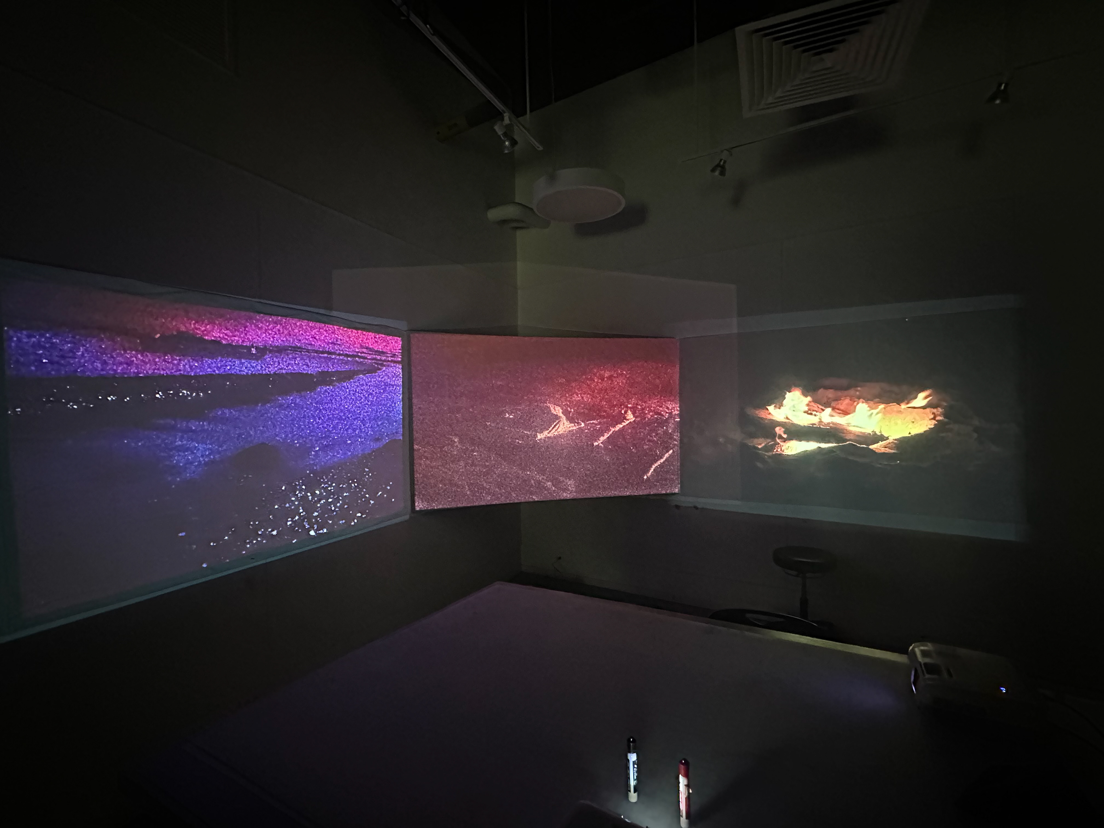 Untitled Projection and Short Film with Lucas Halem