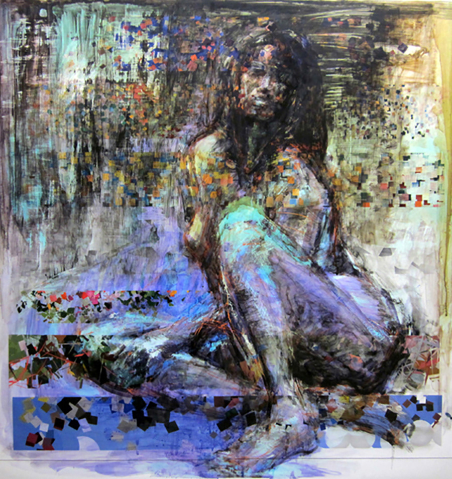 Apology | 2011 |42" x 40" | Ink over digital print