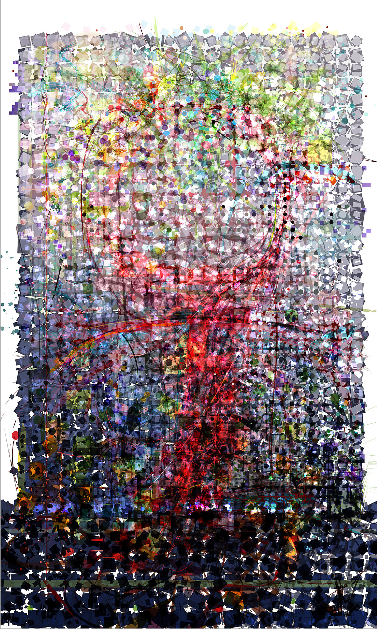 Trickledown | 2021 | 60" x 36"