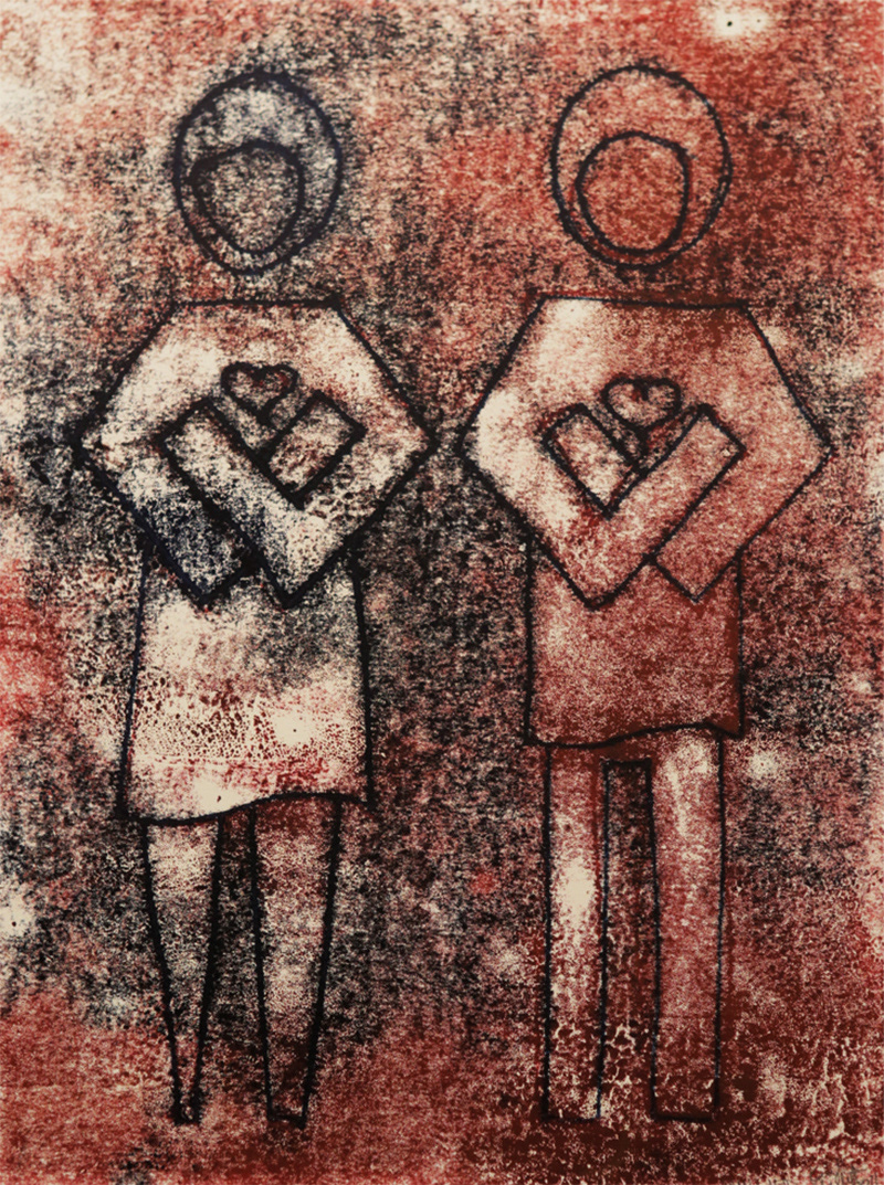 Bullied | 2012 | Trace print | 12" x 9"