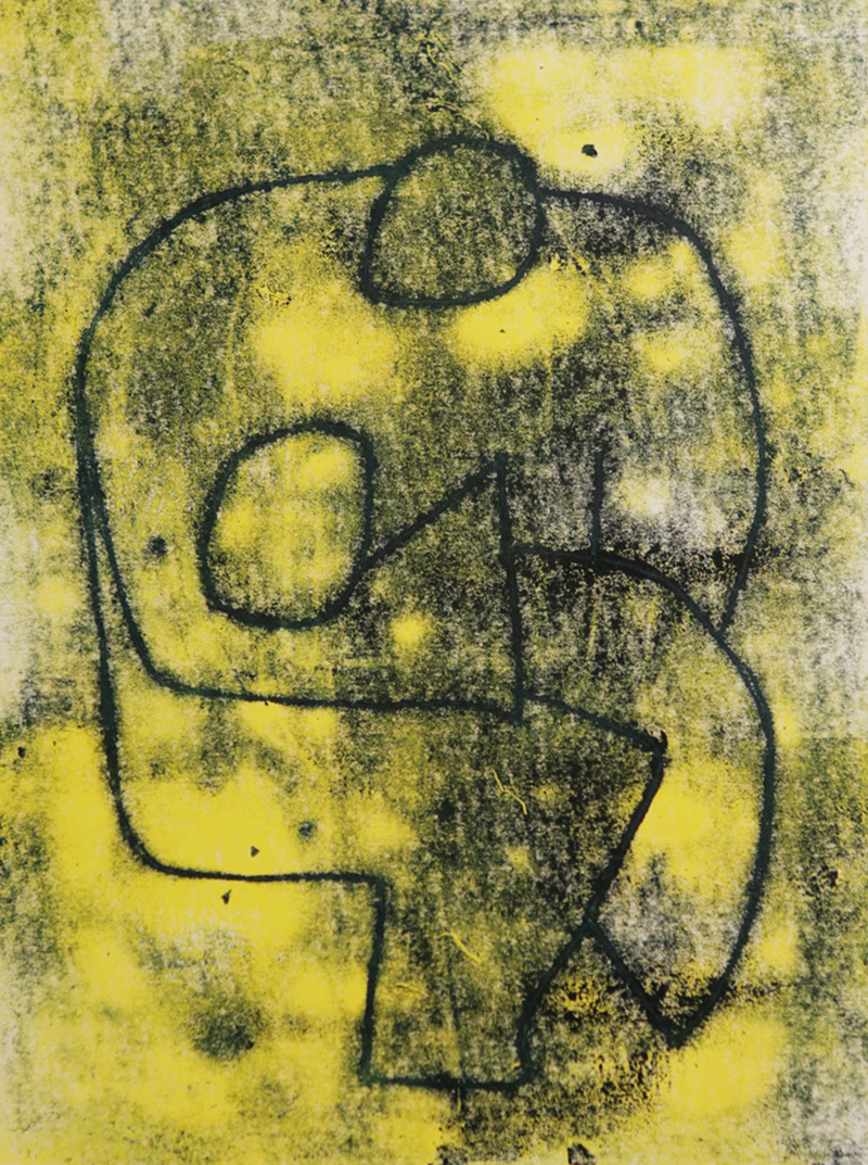 Pieta | 2012 | Trace print | 12" x 9"