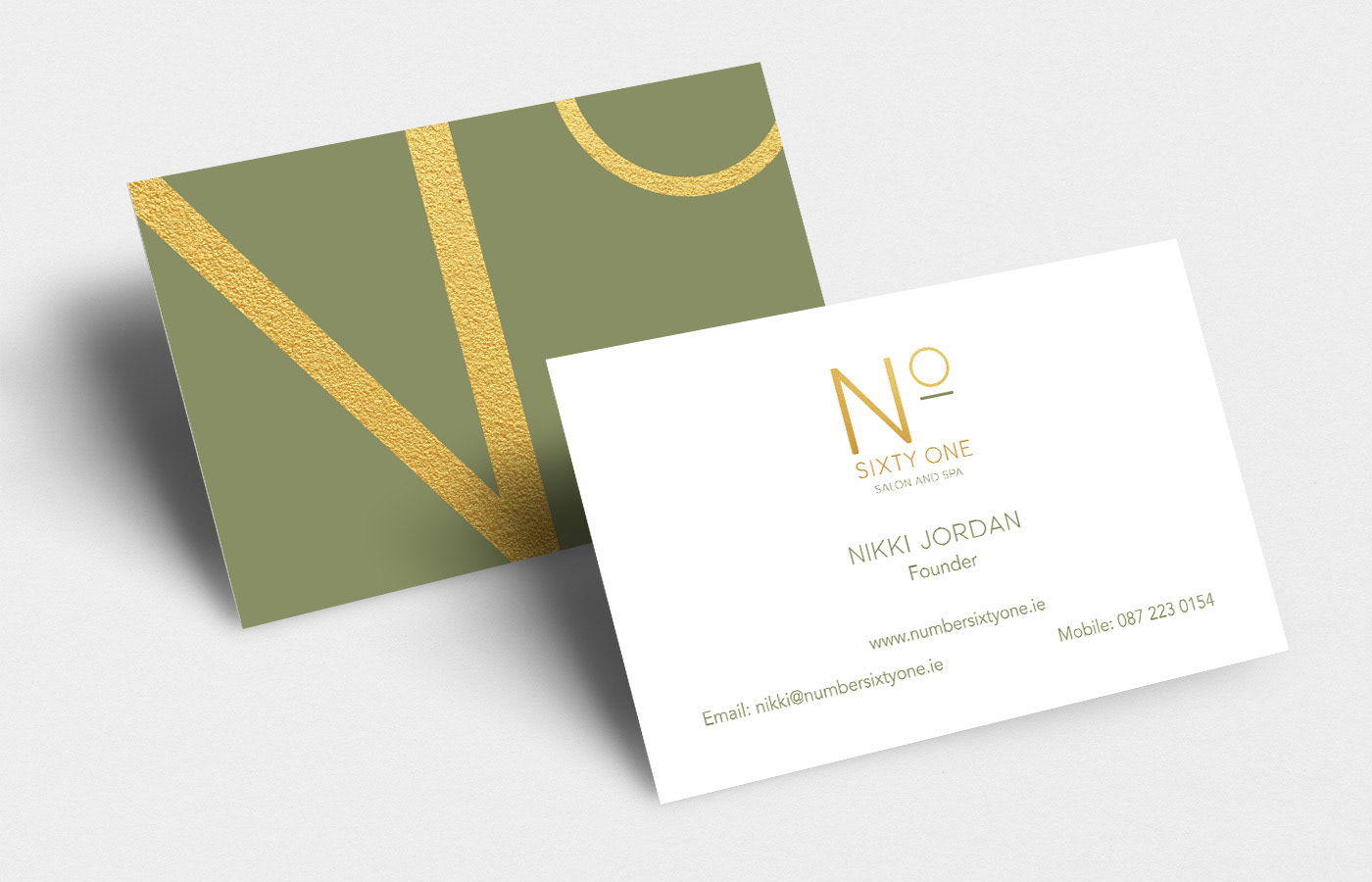 No. Sixty One Beauty Spa Brand Launch Material