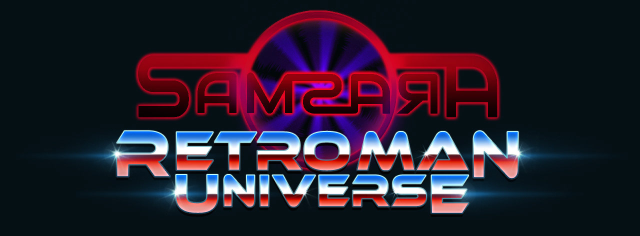 Samsara: Retro Man Universe [title graphic]