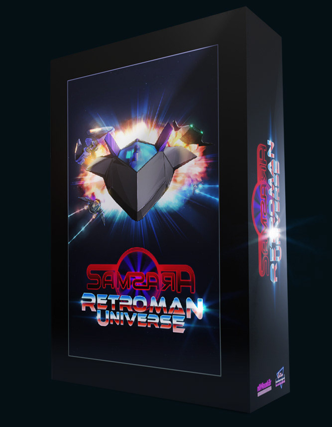 Video game box for Samsara: Retro Man Universe