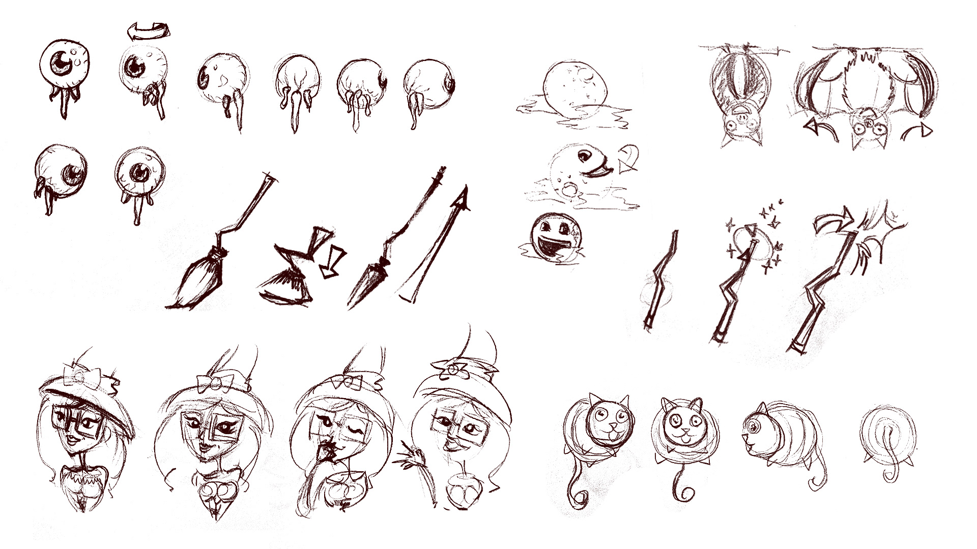 Symbol Sketches. More symbol ideas and animation ideas.