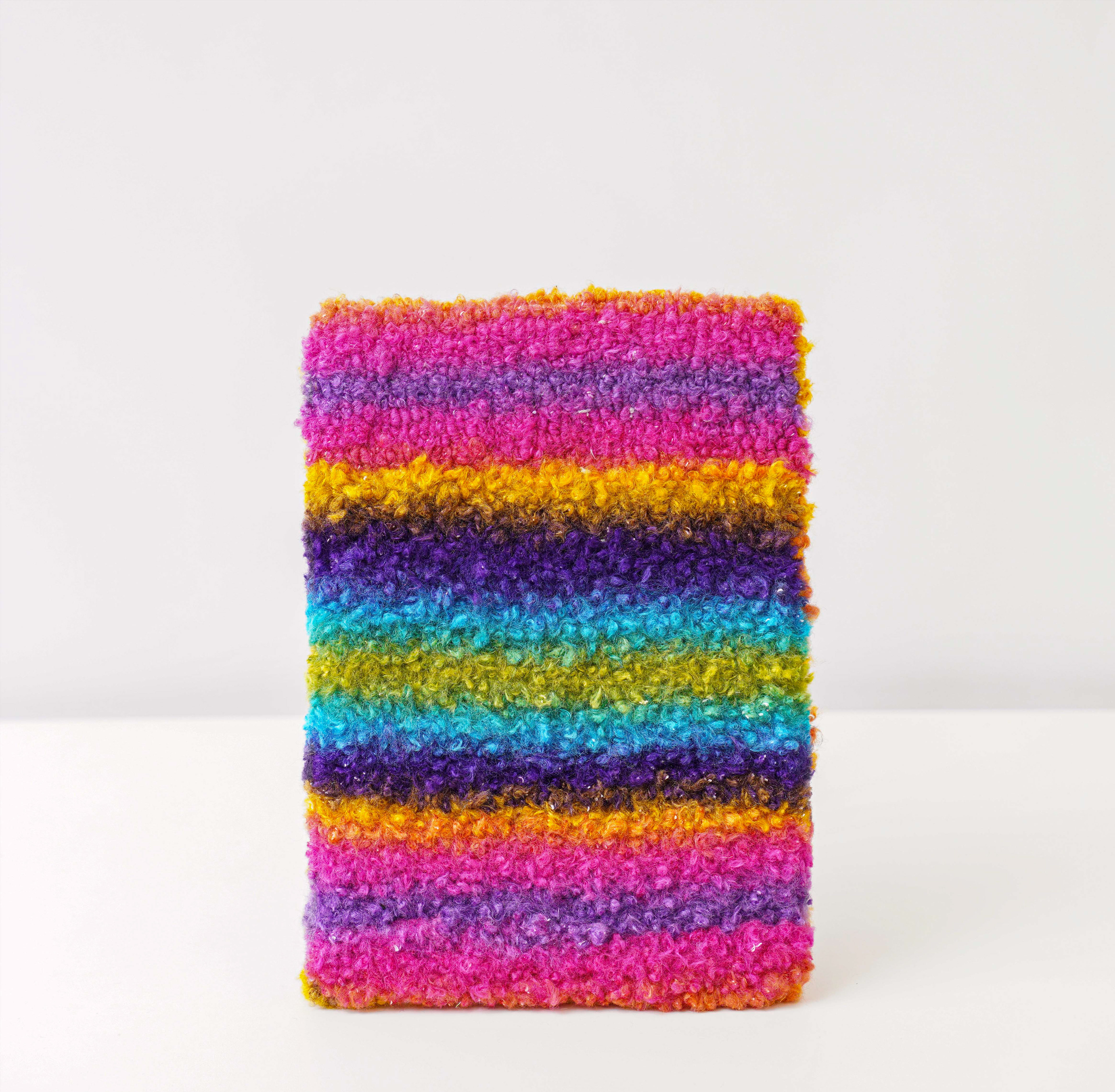 [Selfish(무지개 가두는 법)], wool and polyester, 30*20 (cm), tufting, 2021