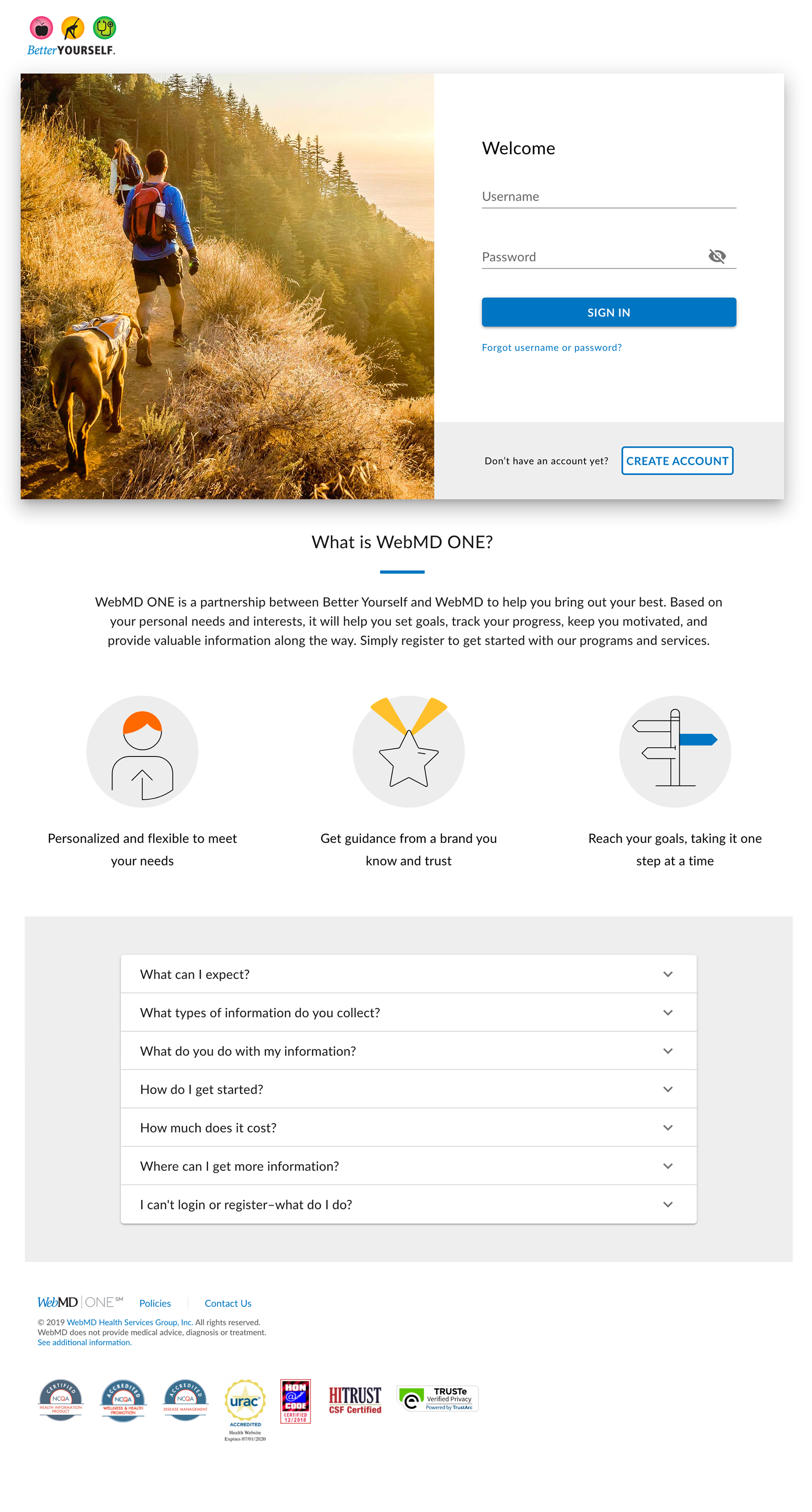Original page design