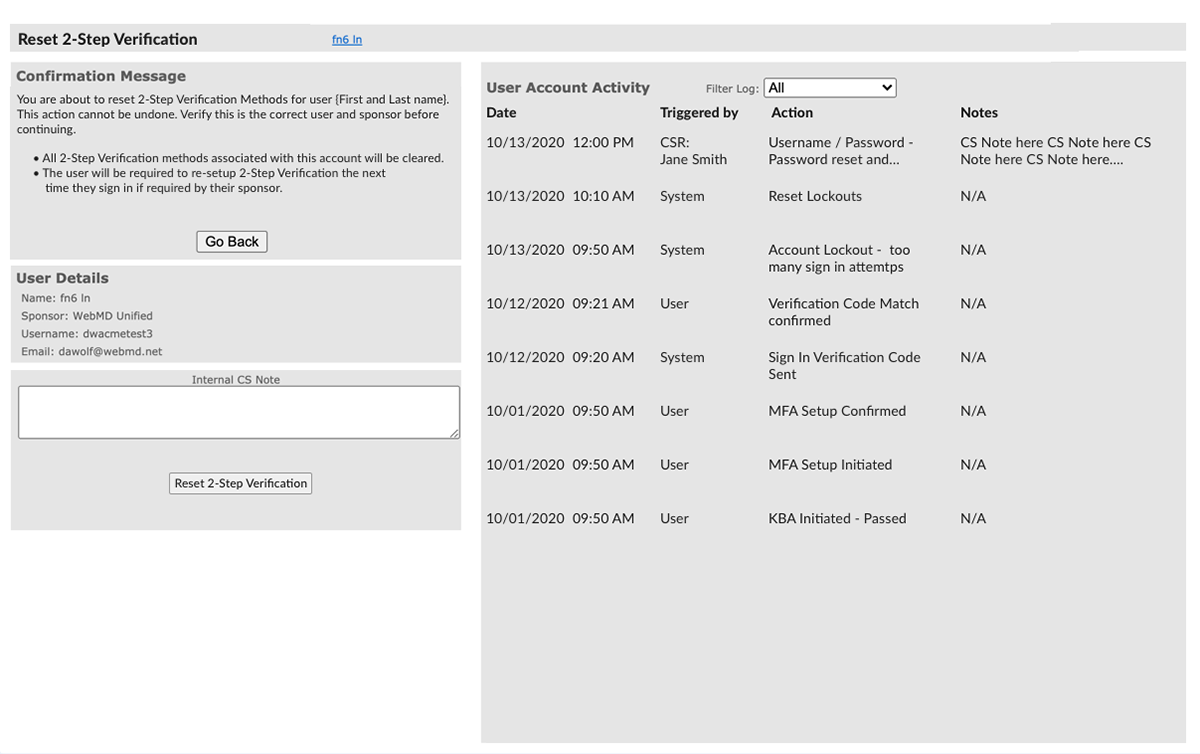 Revision to existing Customer Support Tool