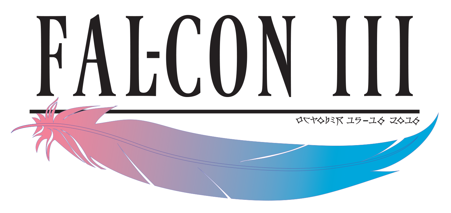 Themed logo for Fal-Con, an annual anime convention