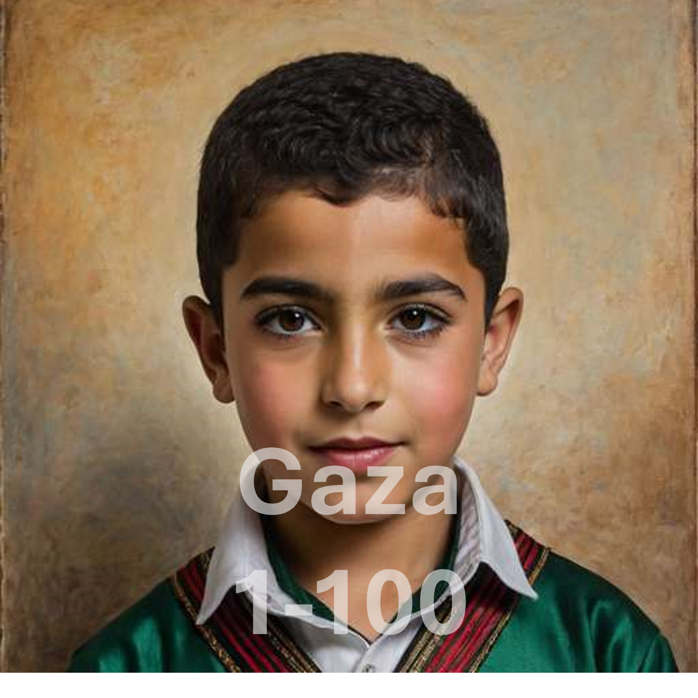 AI Mourns the Children - Gaza 1-100