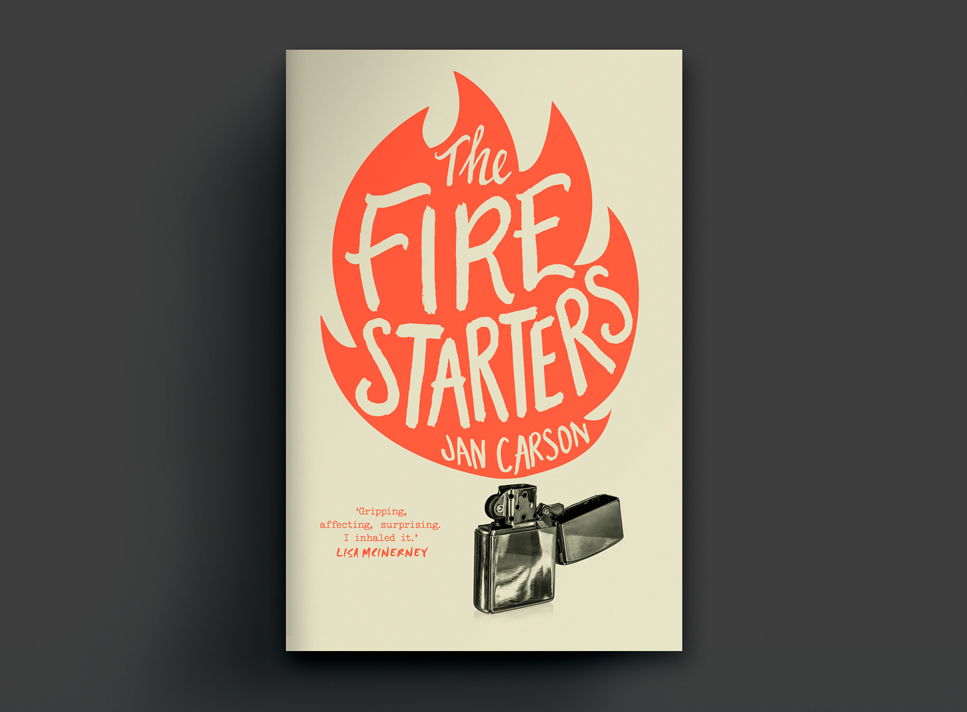 Jo Thomson Graphic Design and Illustration - The Fire Starters Book Cover