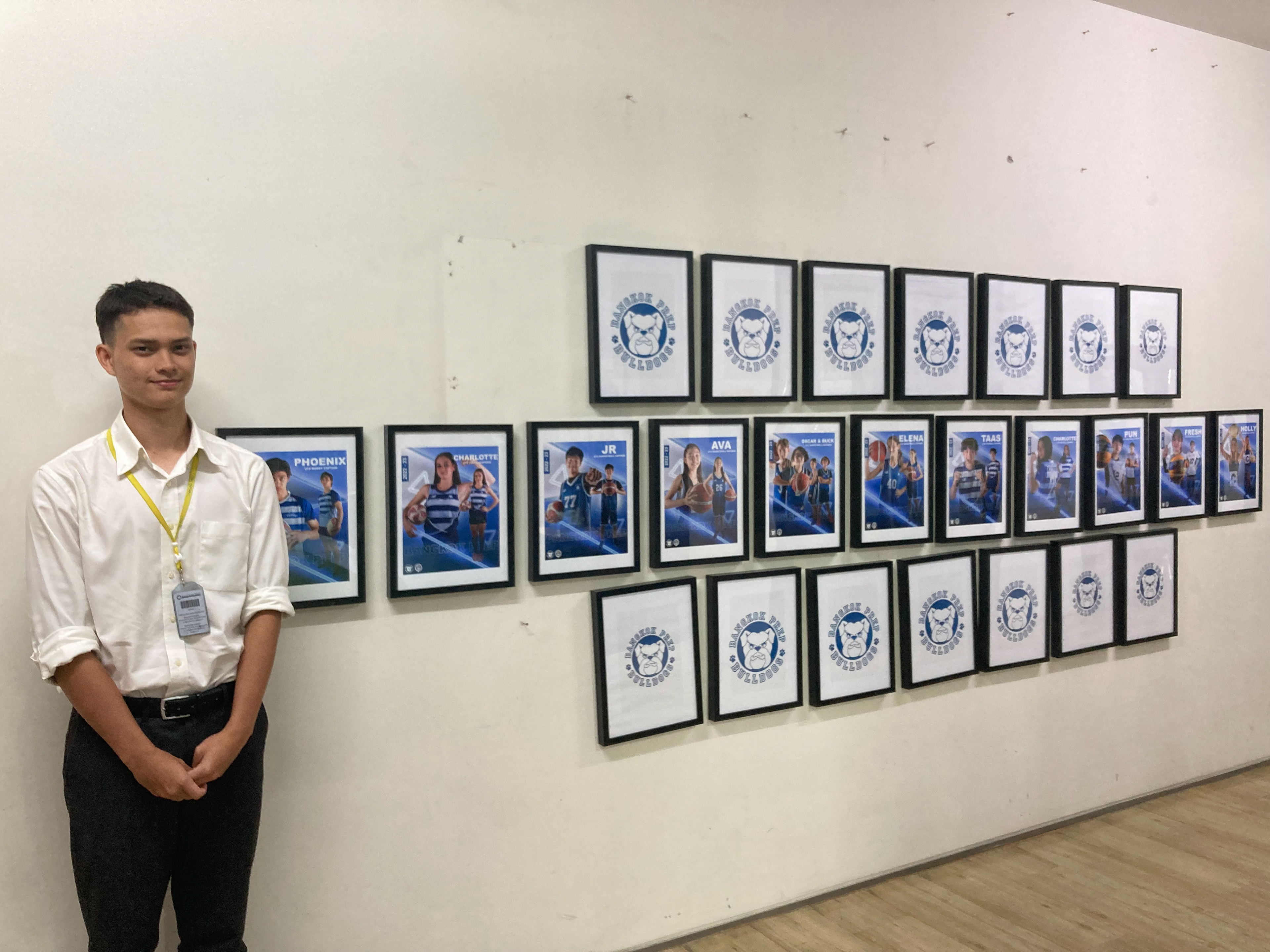 posters displayed at school