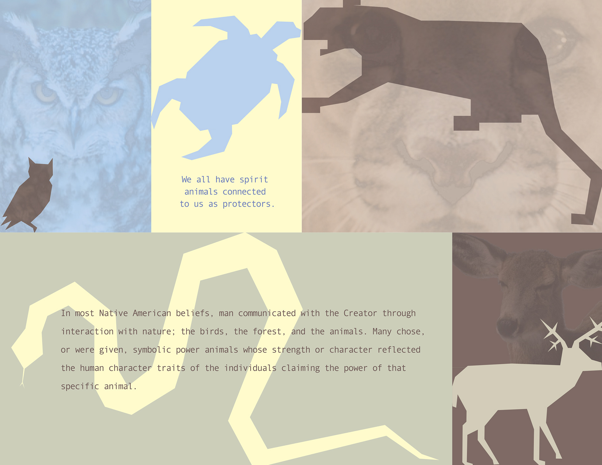 Animal spirit poster