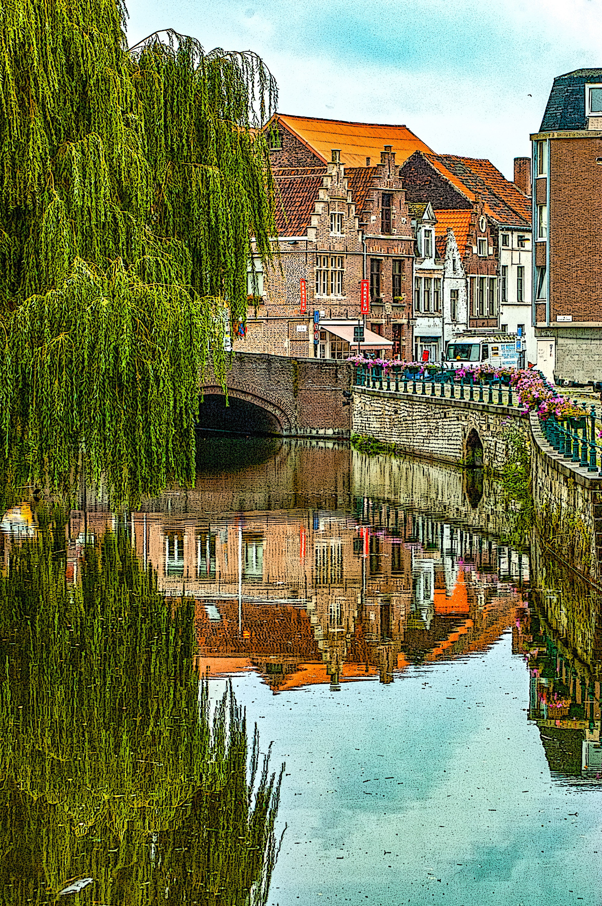 Morning in Ghent, Belgium. ©2007, Corey Sandler