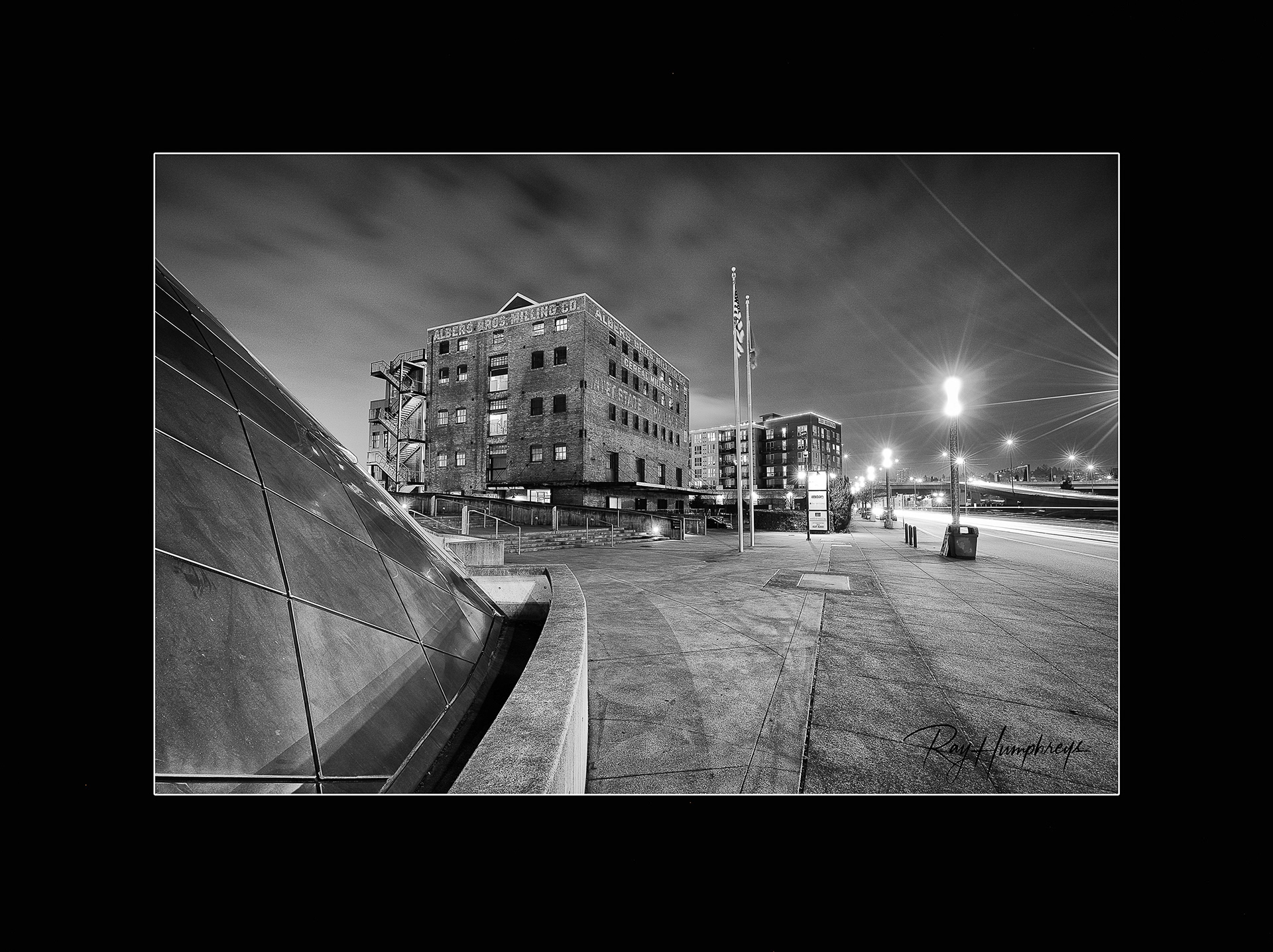 Museum of Glass 2 Lustre Print - 18” x 24” Frame Size Matted to 12” x 18” Image Size