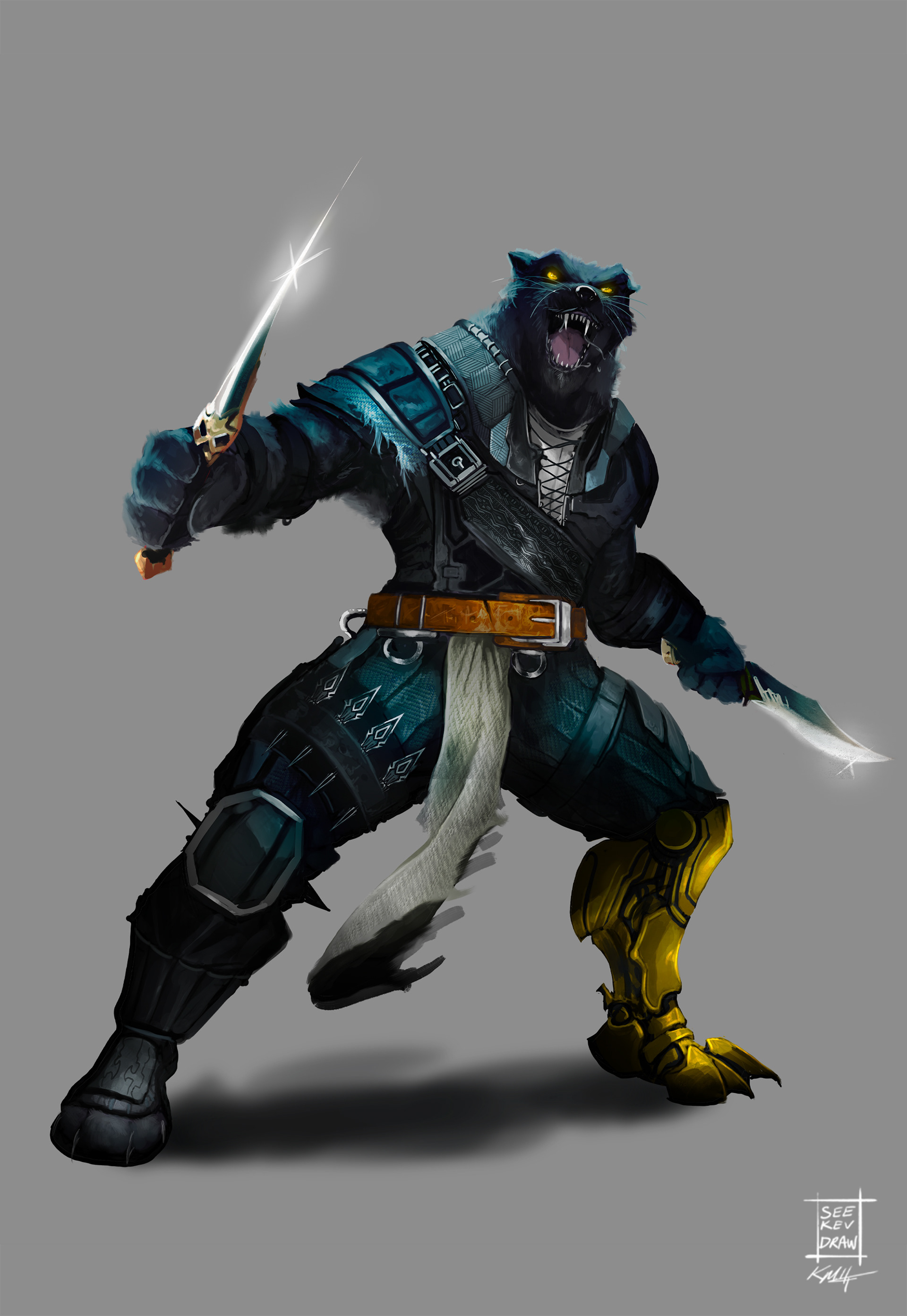 Character Design | Panther Warrior