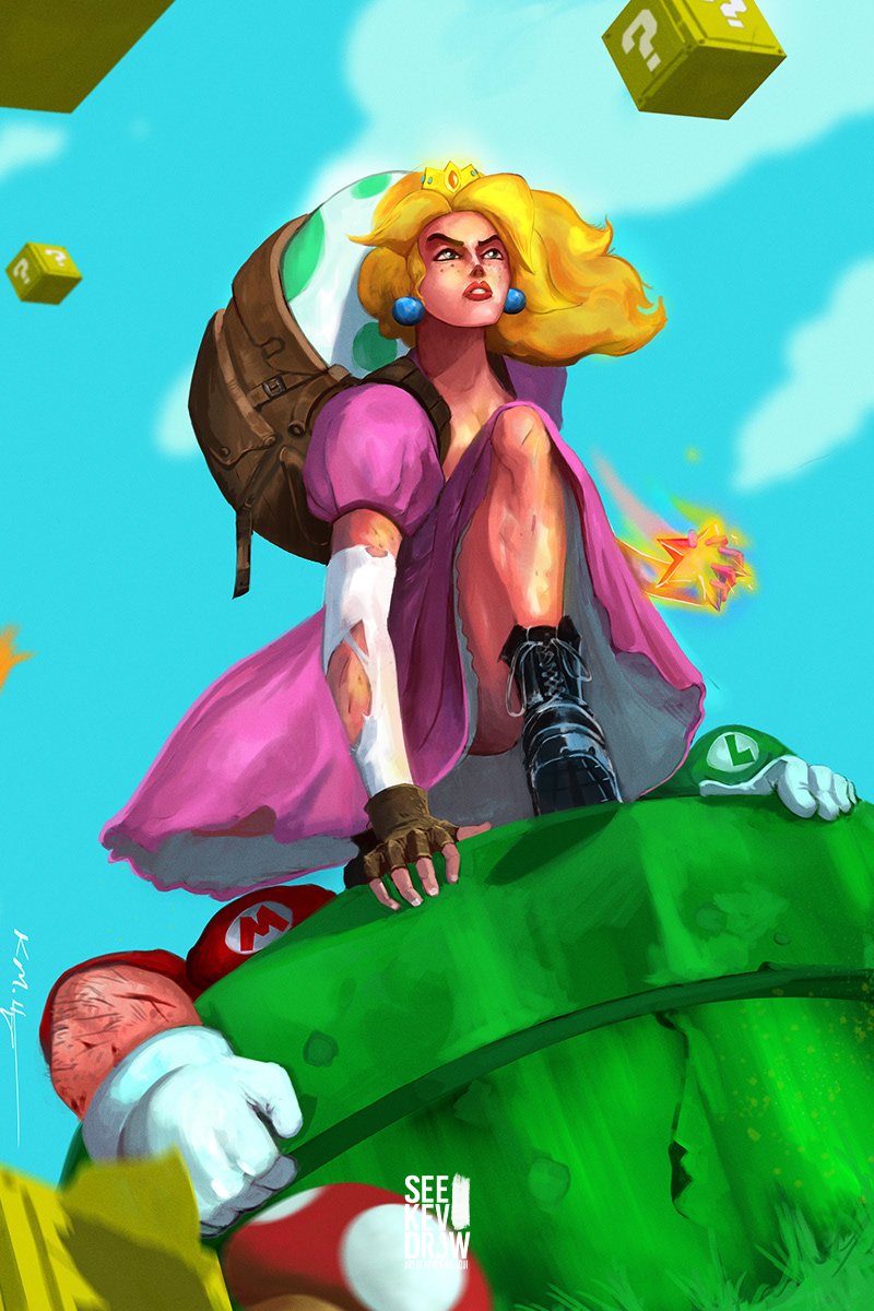 SeeKevDraw - Princess Peach