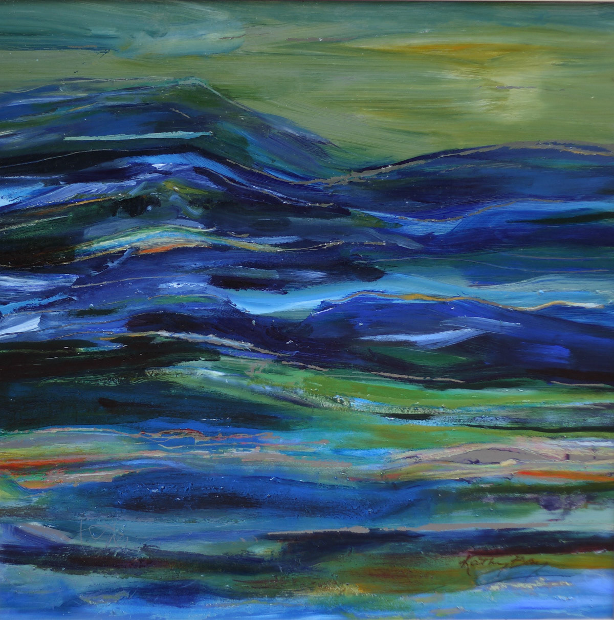 Seasoned II - Acrylic/Steel 54"x54"