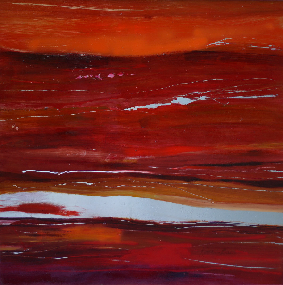 Seasoned IV - Acrylic/Steel 54"x54"