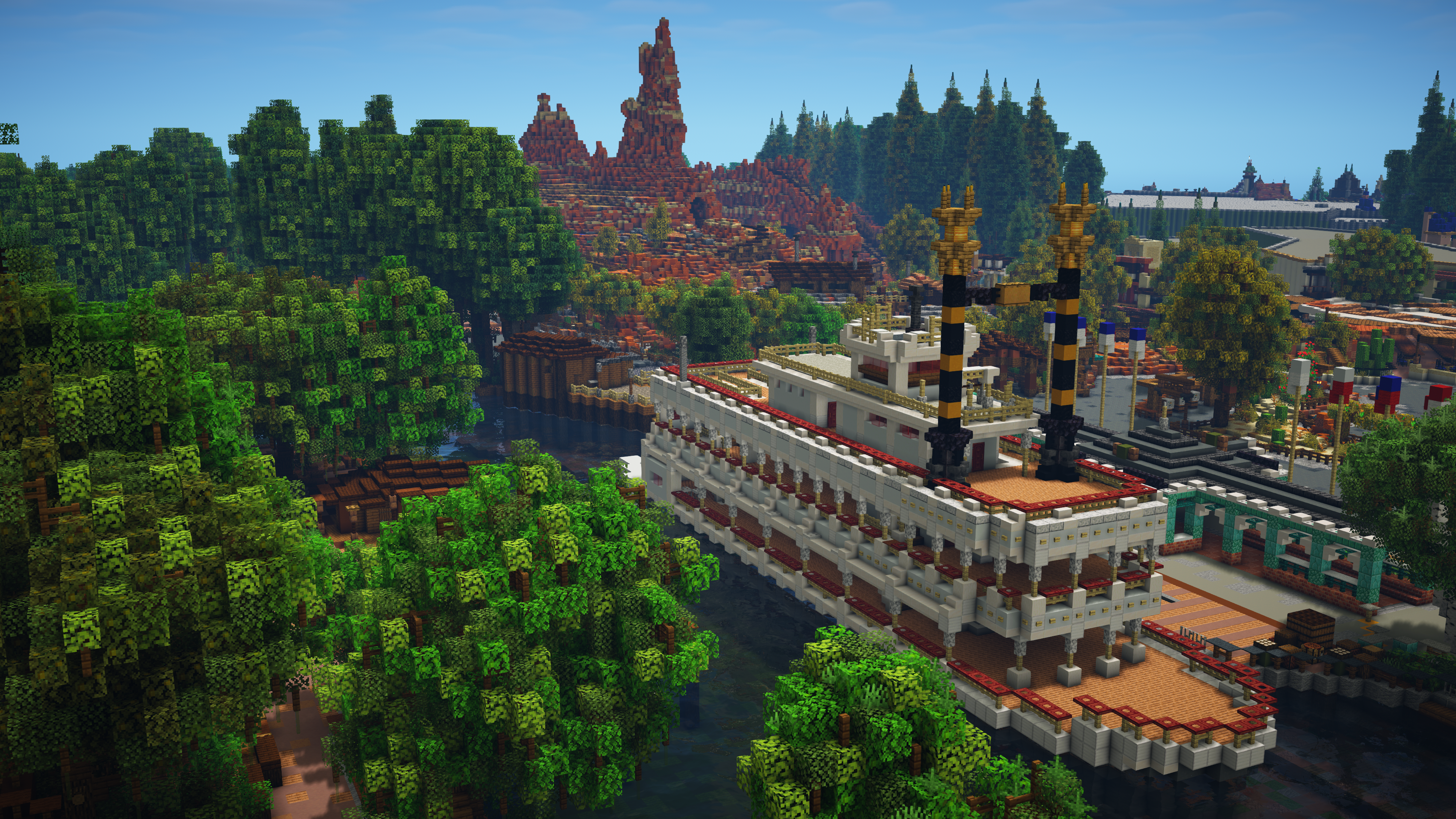 The Mark Twain Riverboat in Frontierland