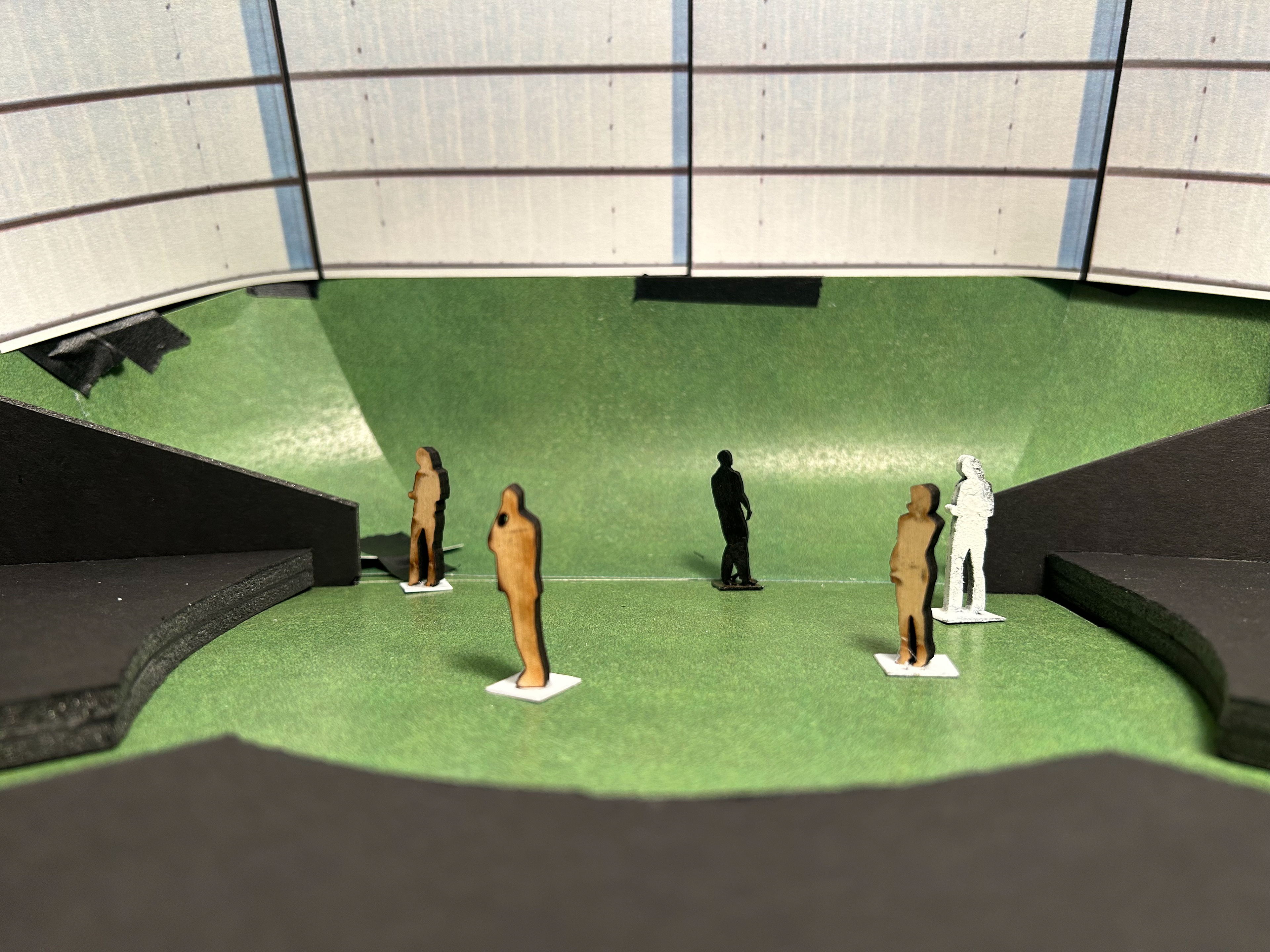 Rough model of the set, early iterations