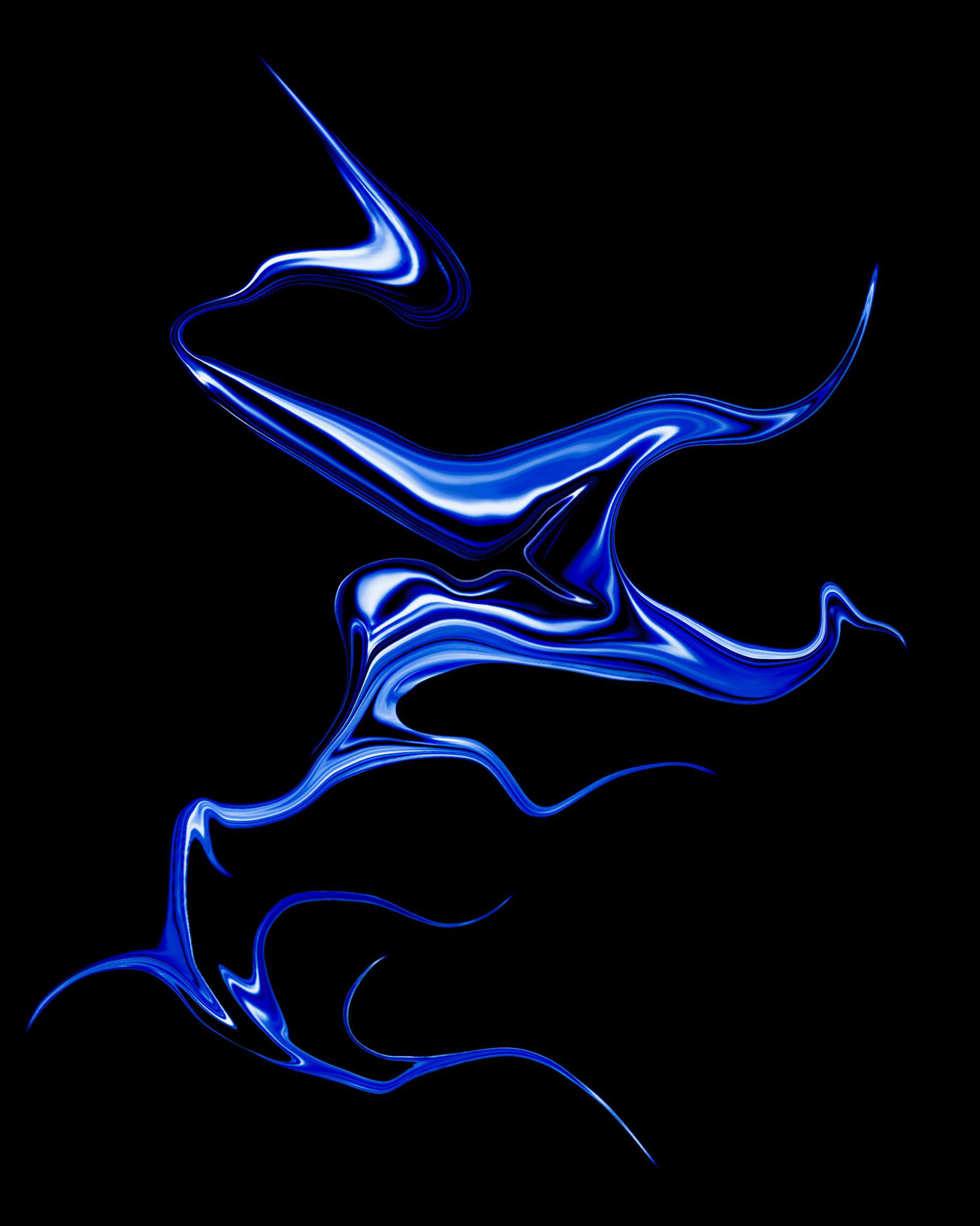 BLUE SERIES 1 40 x 50 cm 280.- €
