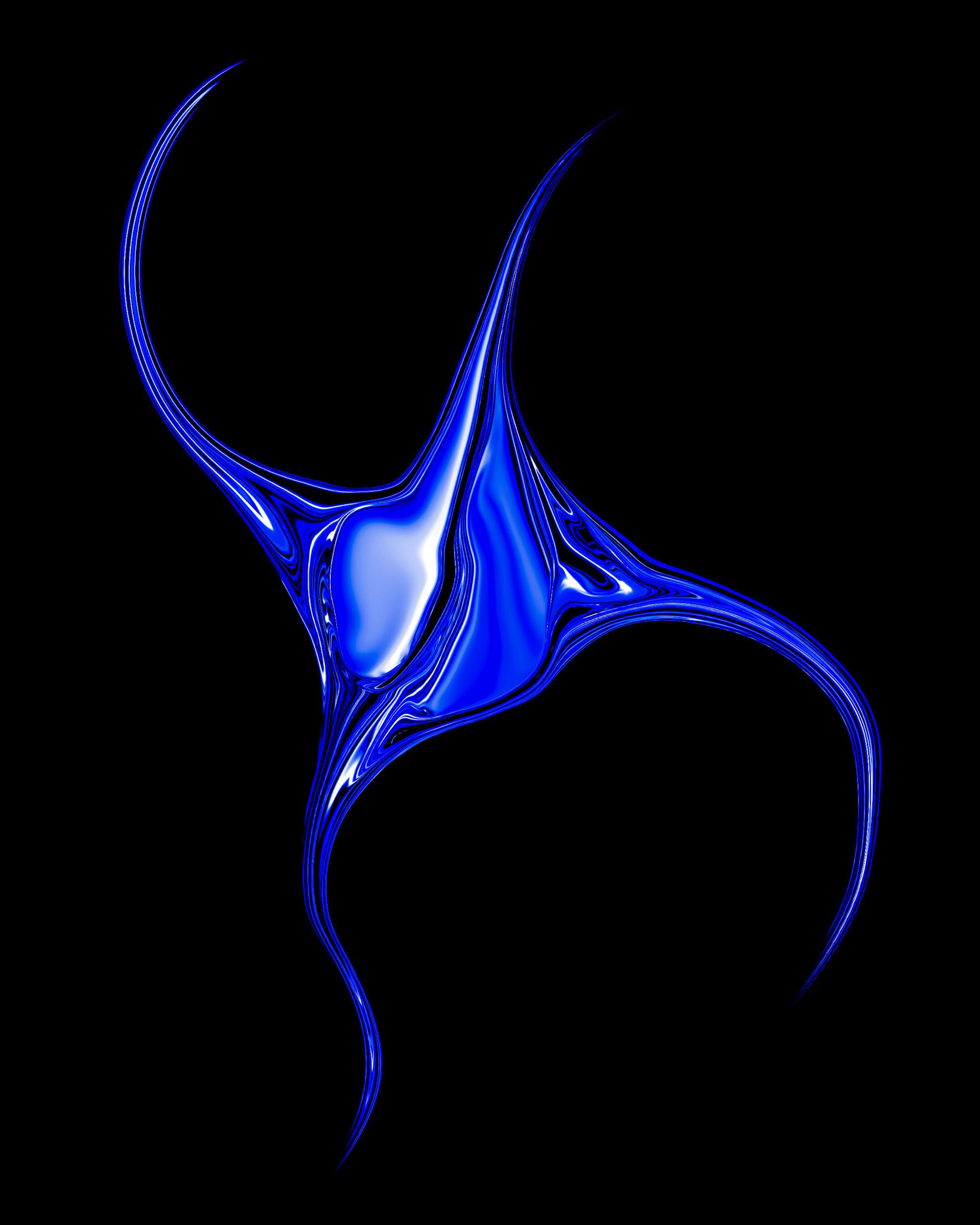 BLUE SERIES 5 40 x 50 cm 280.- €