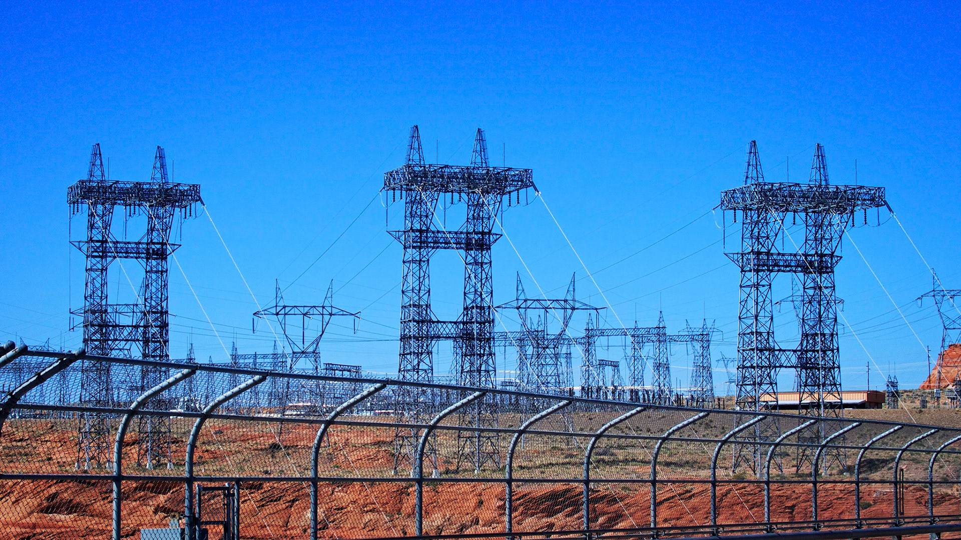 Power at the Glen Canyon Dam.
