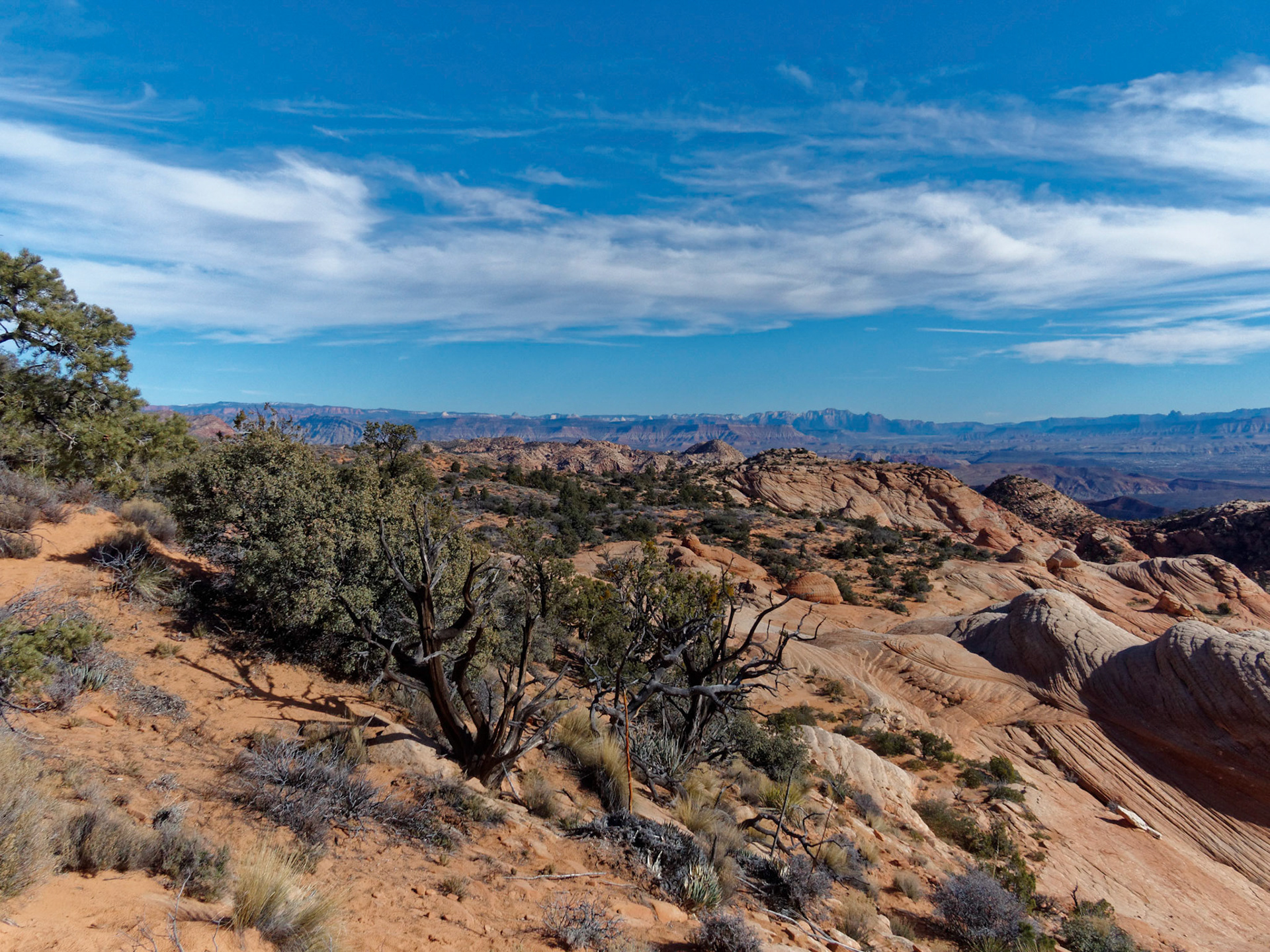 ...and a distant view to Zion.