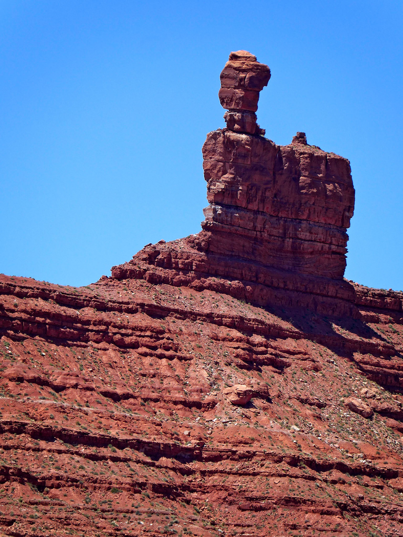 Balanced Rock in Valley of the Gods.