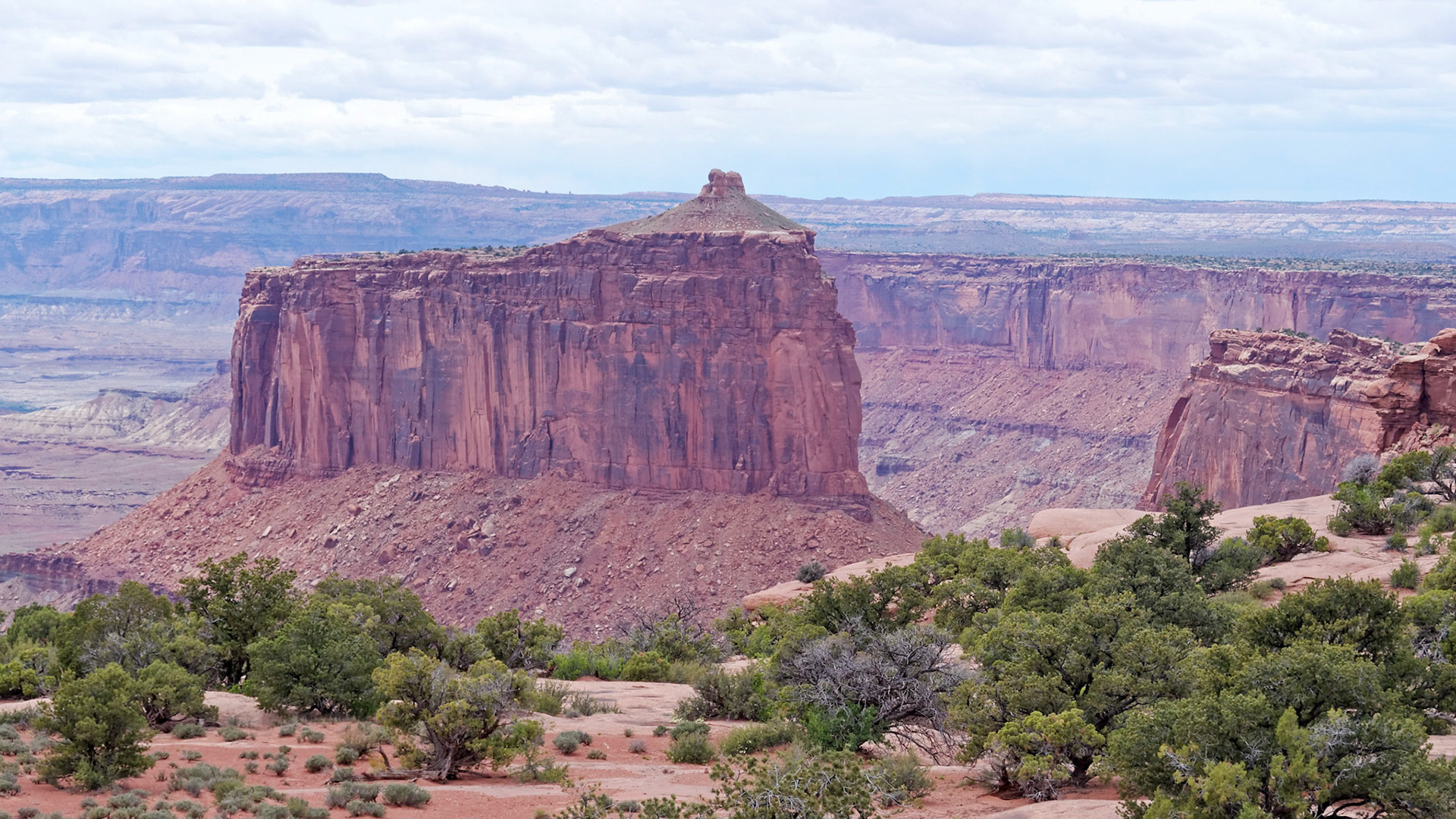 View down into Willhite Canyon from the Grand View Point Road.