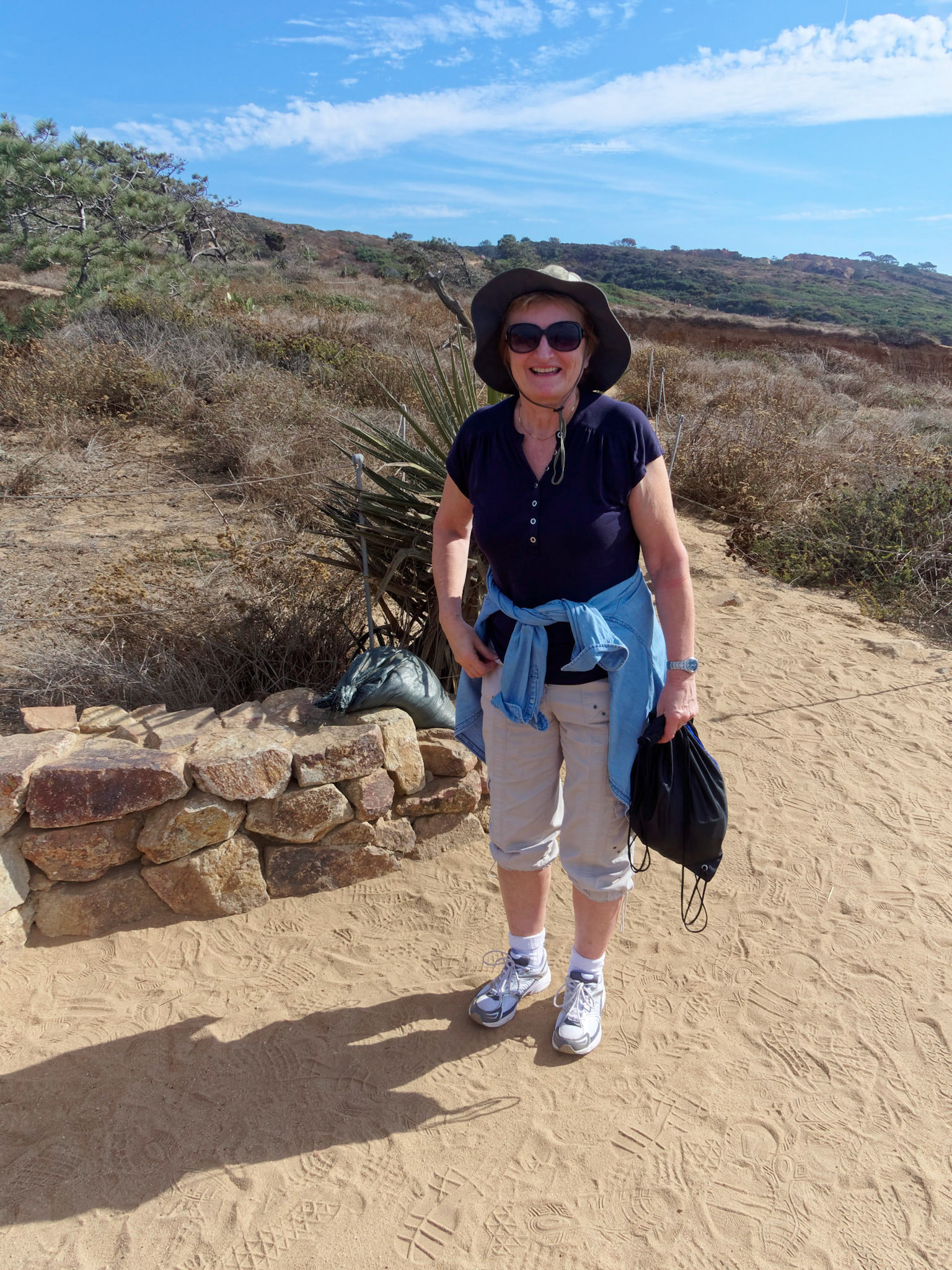 Jenny at Razor Point, Torrey Pines State Park