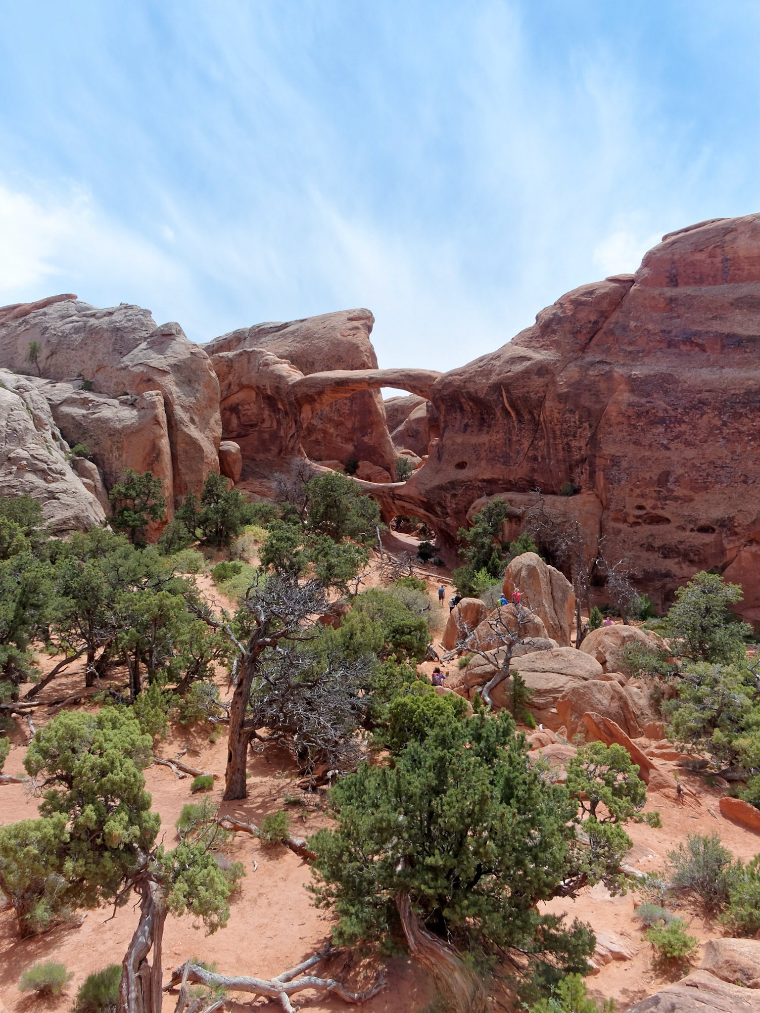 Double O Arch, Devils Garden, Arches National Park.