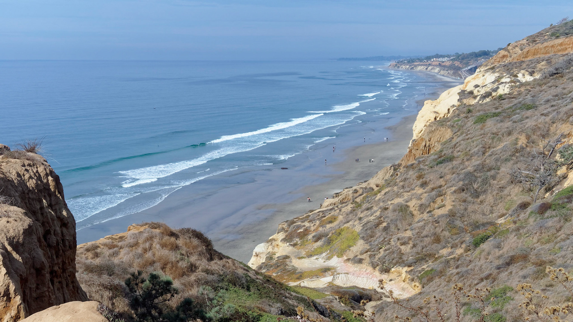 View north from Razor Point, Torrey Pines State Park