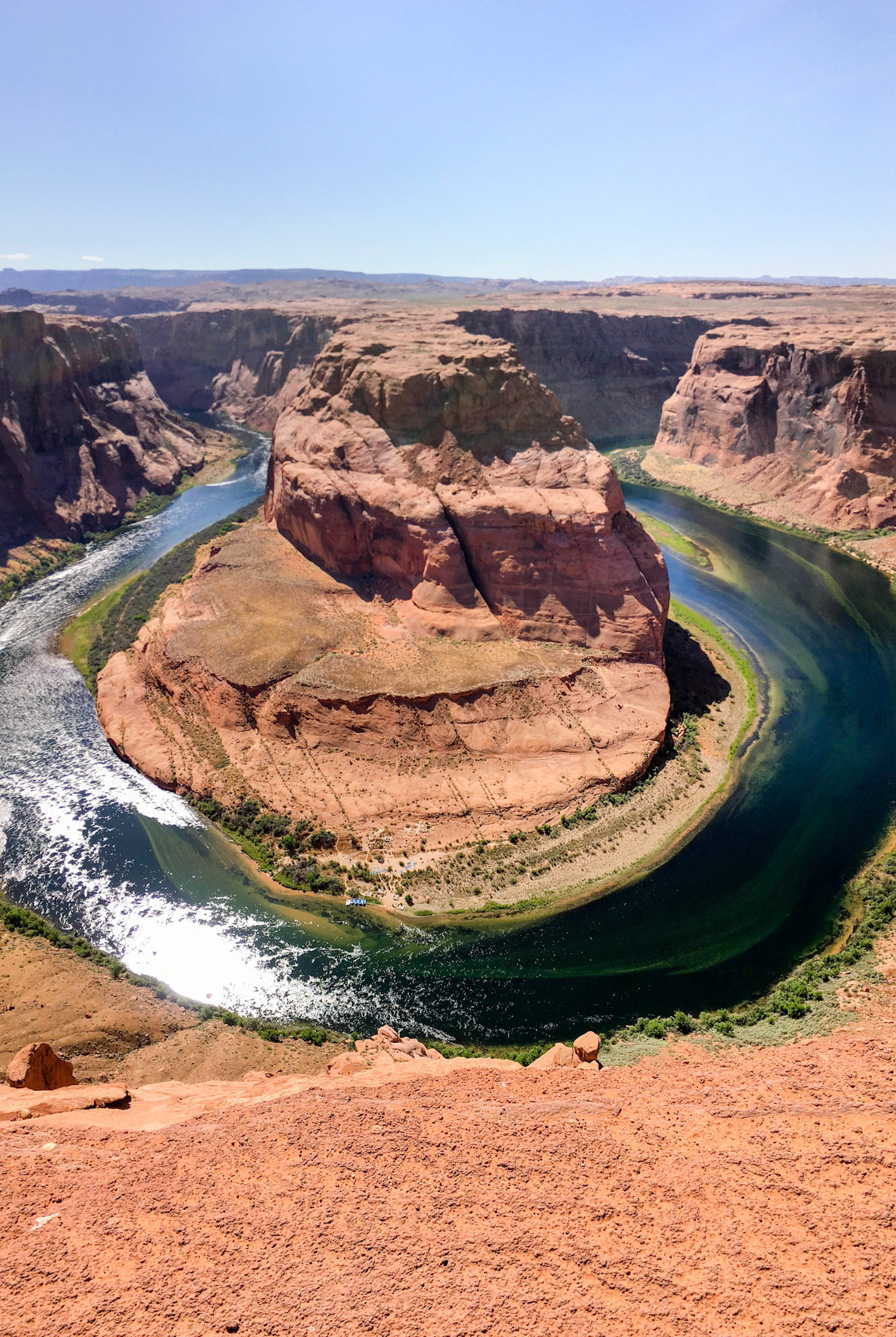 Horseshoe Bend on the Colorado River near Page, Arizona.