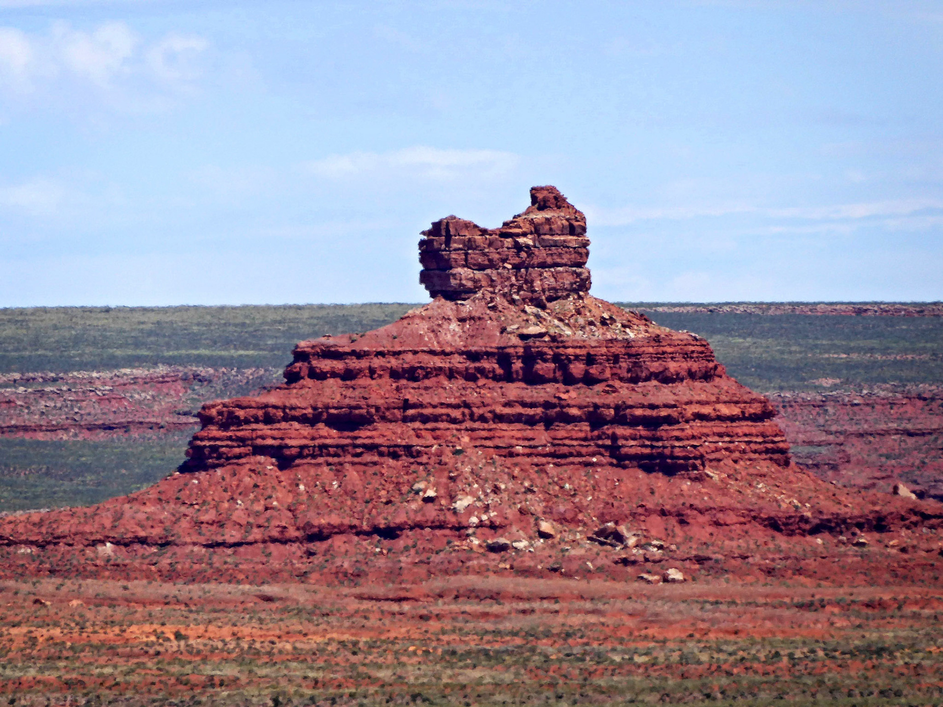 The Setting Hen in the Valley of the Gods.