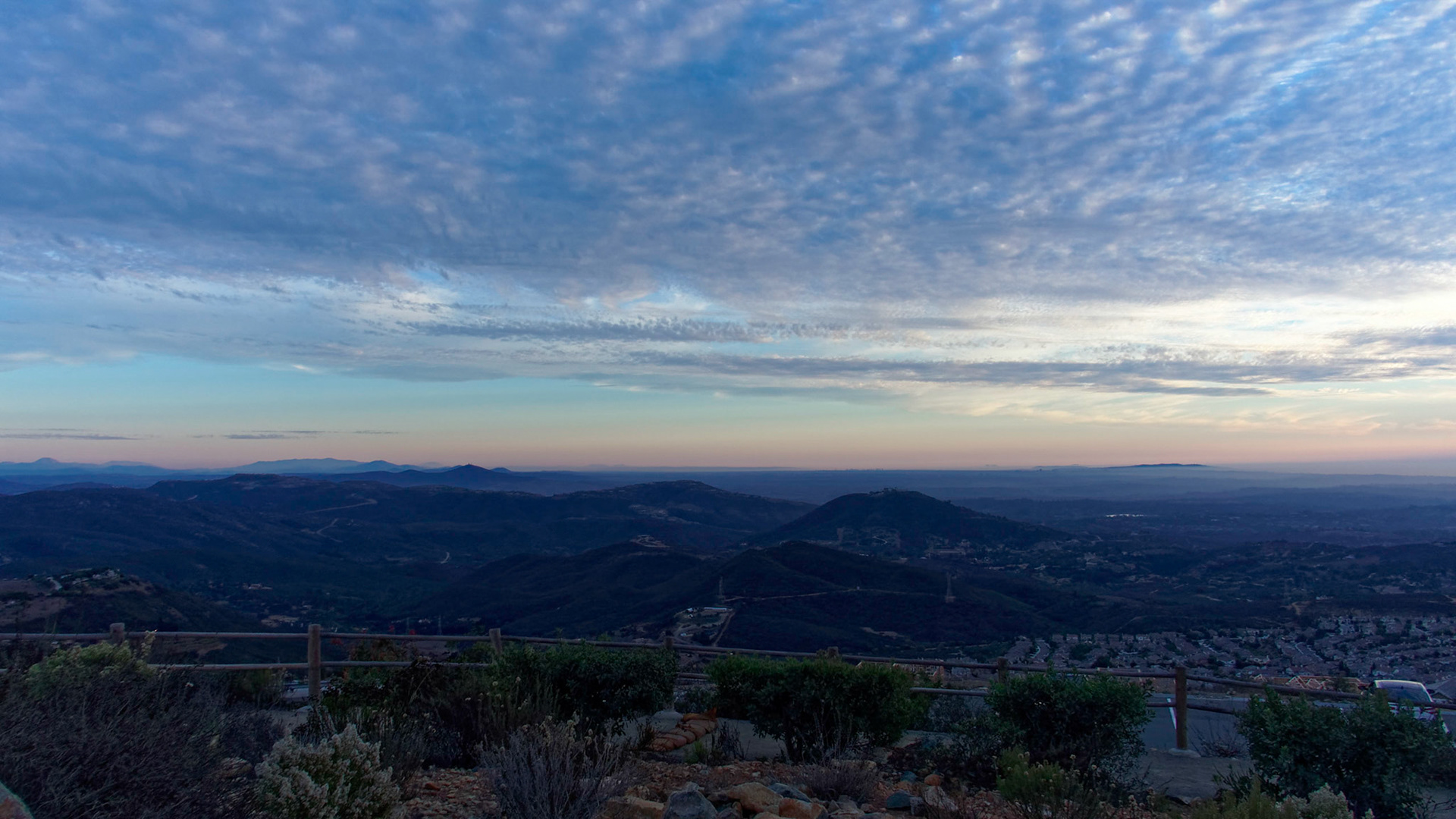 Sunset from Double Peak Park, San Marcos