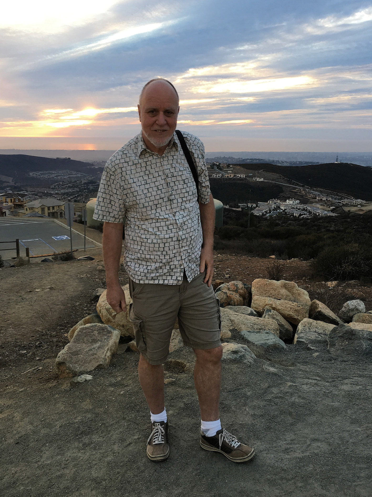 Richard at Double Peak Park, San Marcos