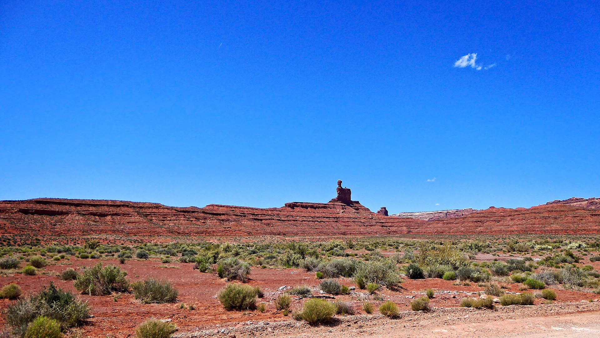 Balanced Rock in Valley of the Gods.