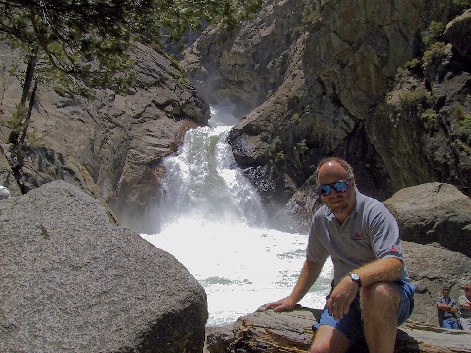 Richard at Roaring River Falls.