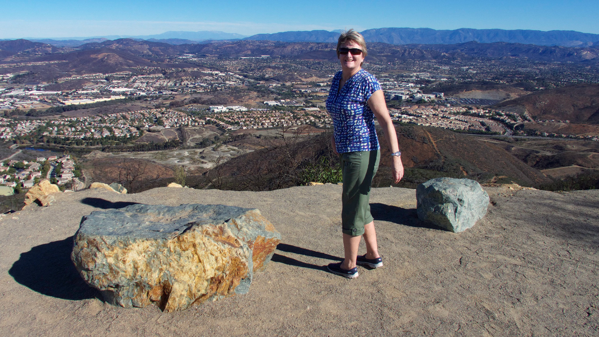 Jenny at Double Peak Park, San Marcos, California.