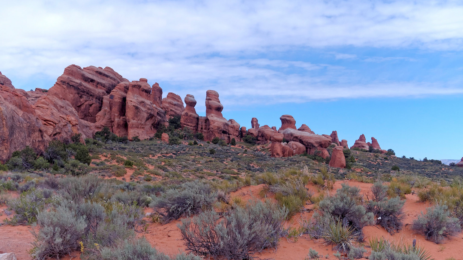 The Devils Garden in Arches National Park.