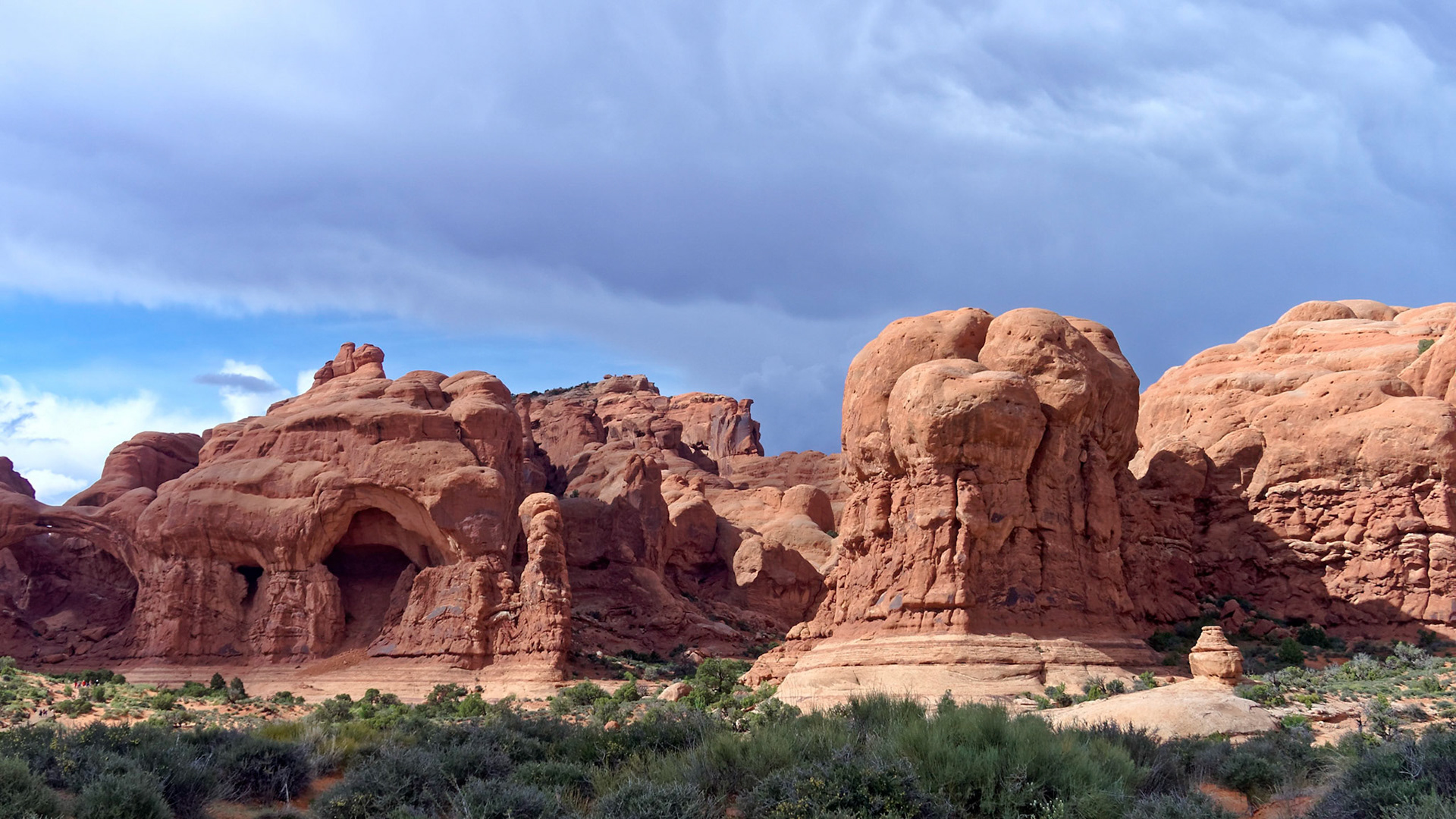 The Parade of Elephants, Windows Section, Arches National Park.