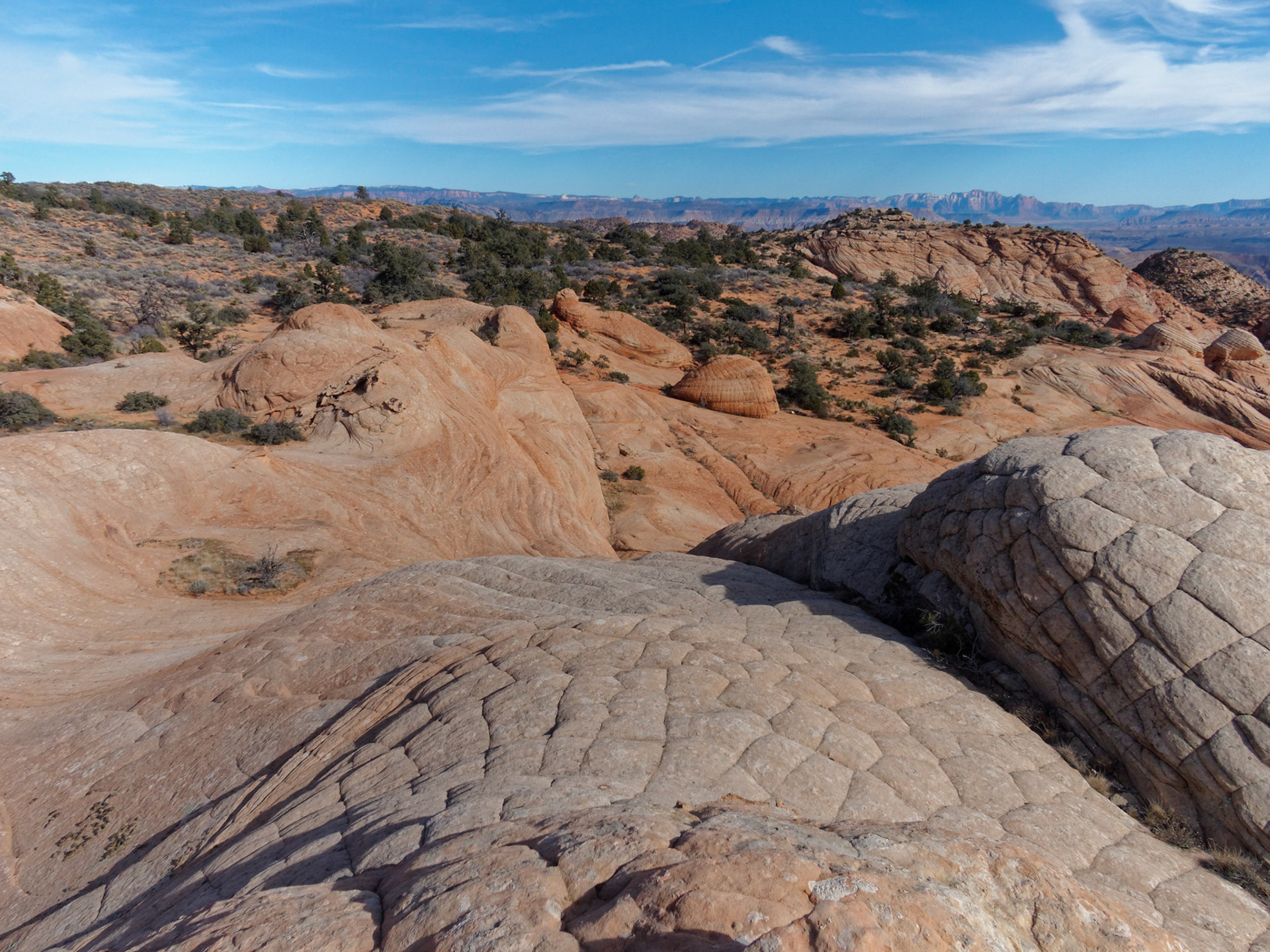 ...which overlooks more sandstone domes...