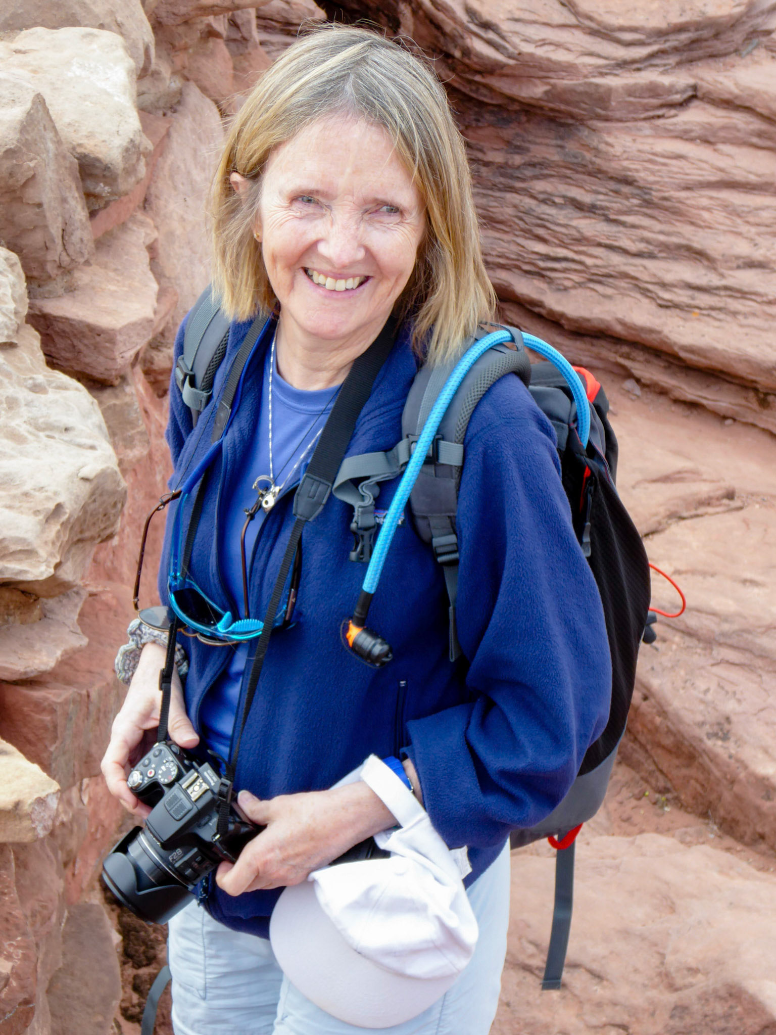 Judith at Dead Horse Point.