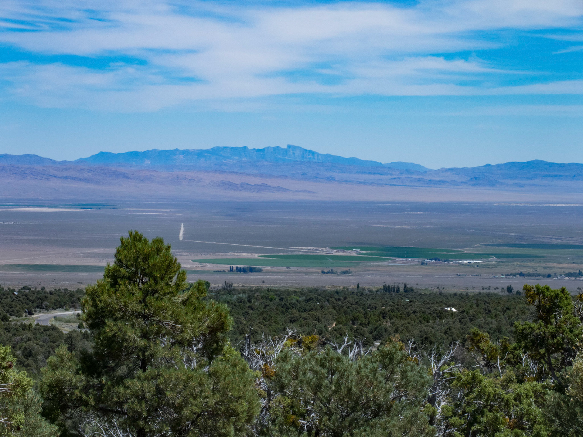 The Sawtooth Range, Utah about 45 miles away from Lehman Cave, Nevada.
