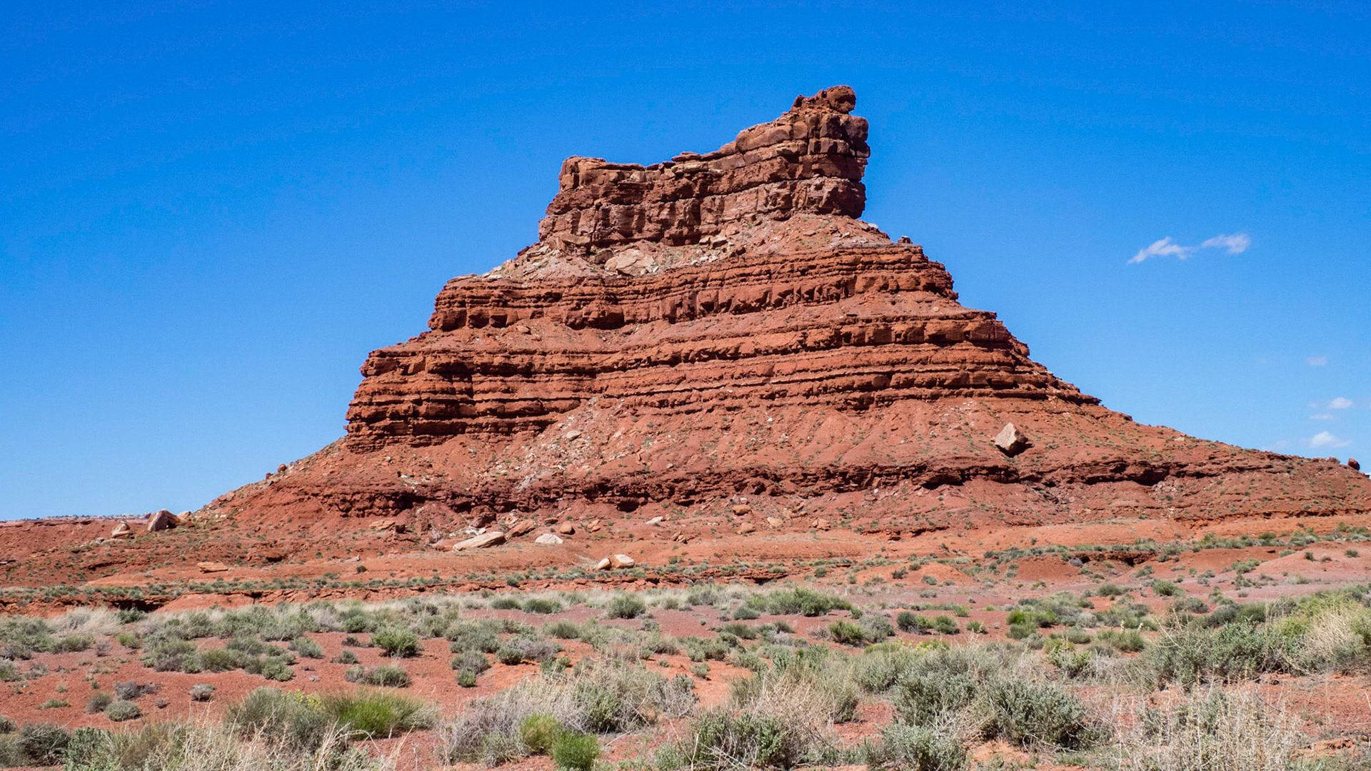 The Setting Hen in the Valley of the Gods.
