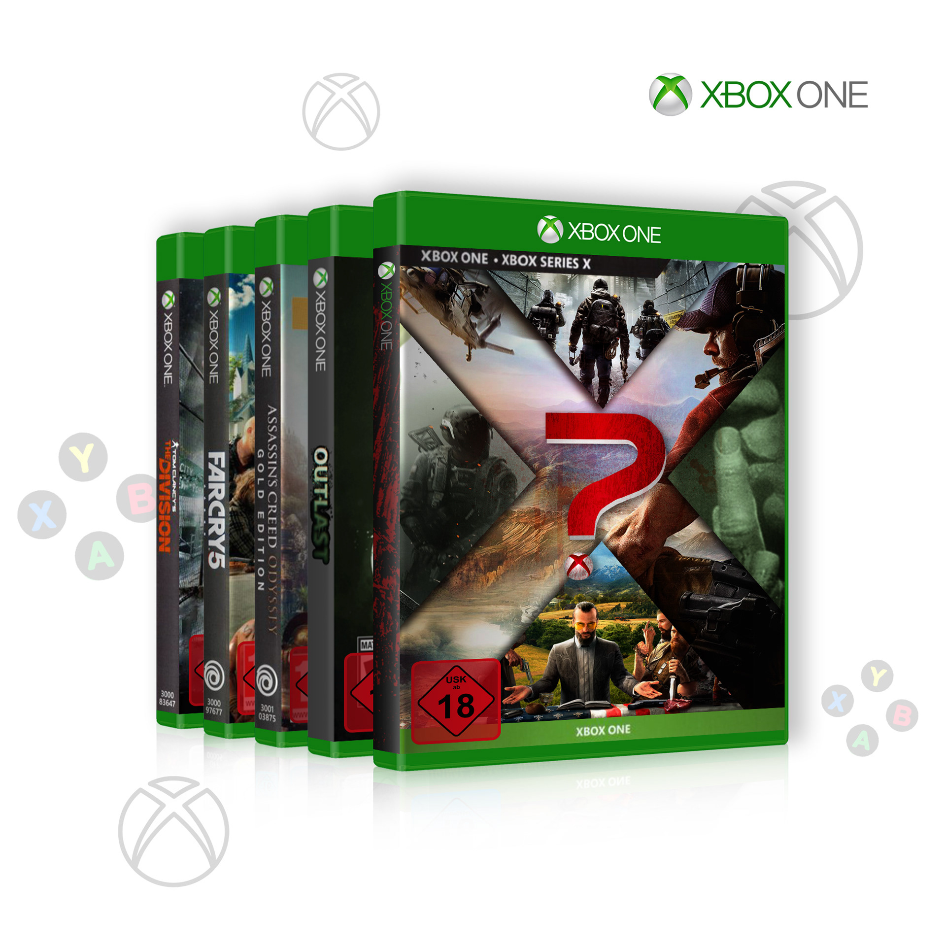 Fotomontage Mockup XBOX